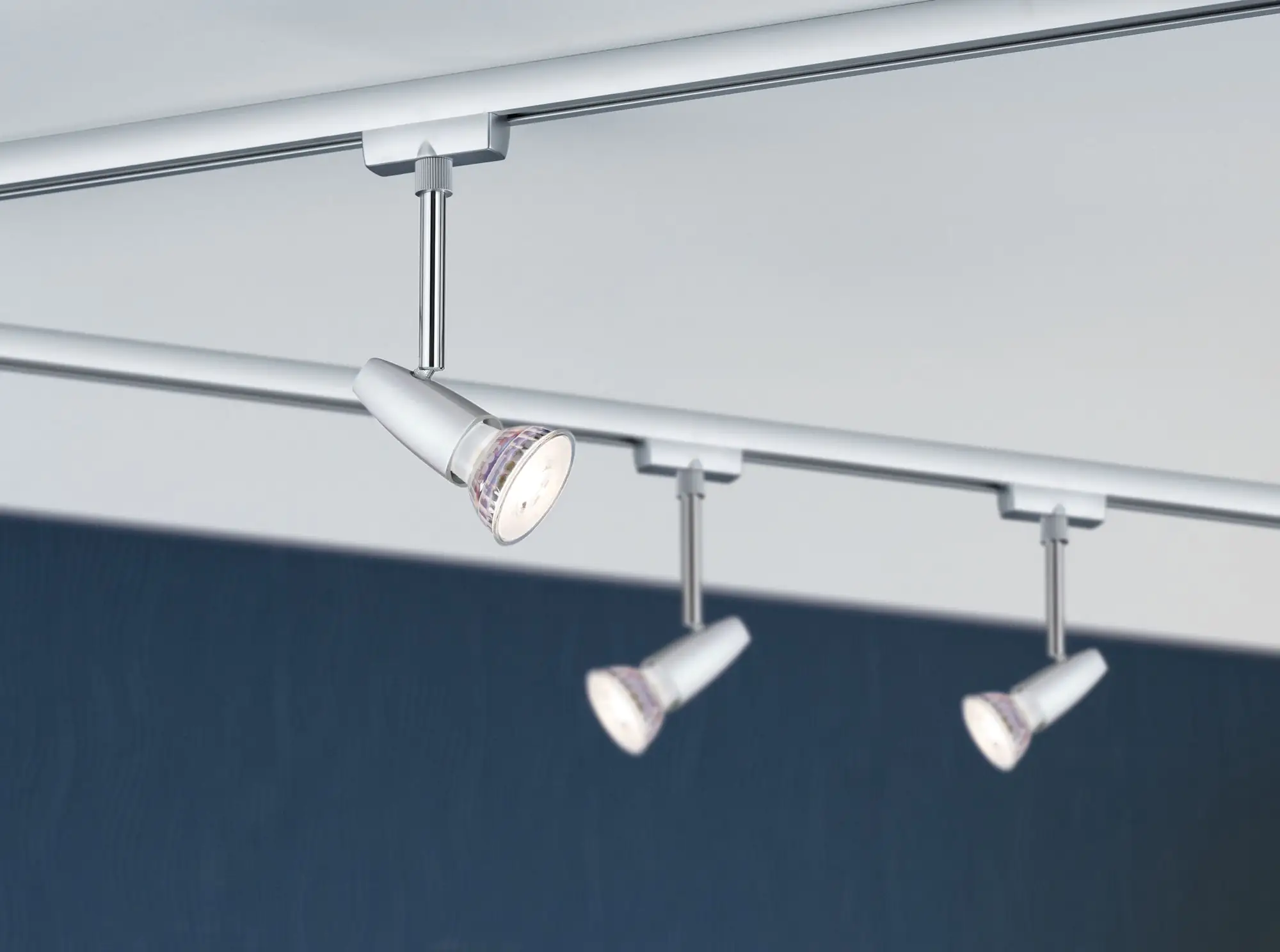 Paulmann URail Schienenspot Barelli chrom-matt 13,8 cm GU10 10 W