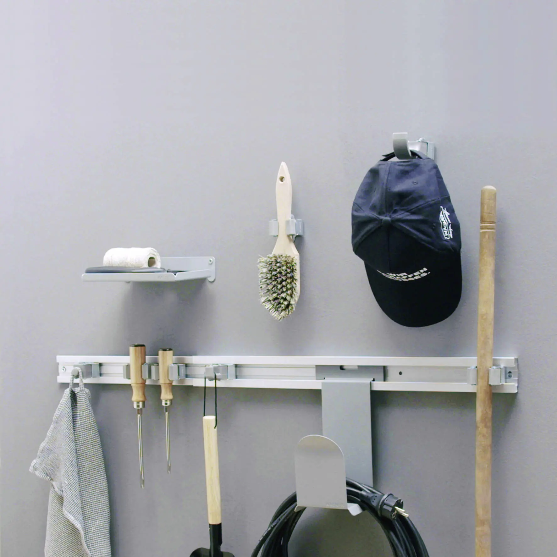 Wagner Gerätehalterleiste mit 5 Halter ausziehbar 60-110 cm 