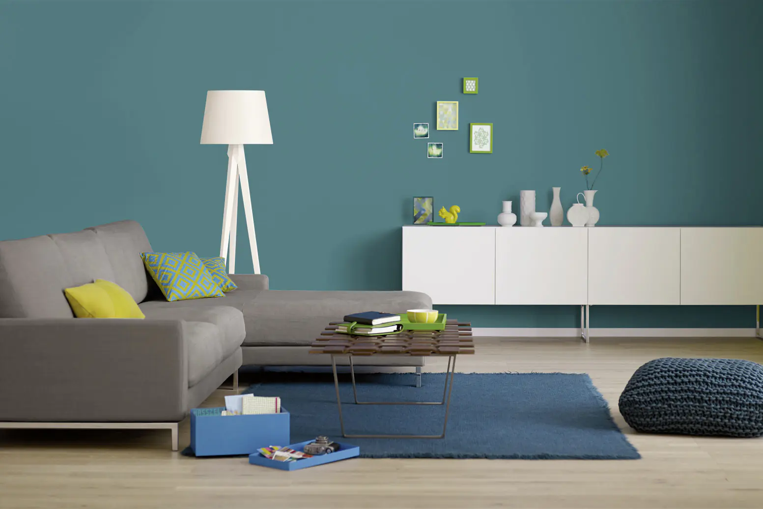 Alpina Farbrezepte Petrol de Luxe matt 2,5 L