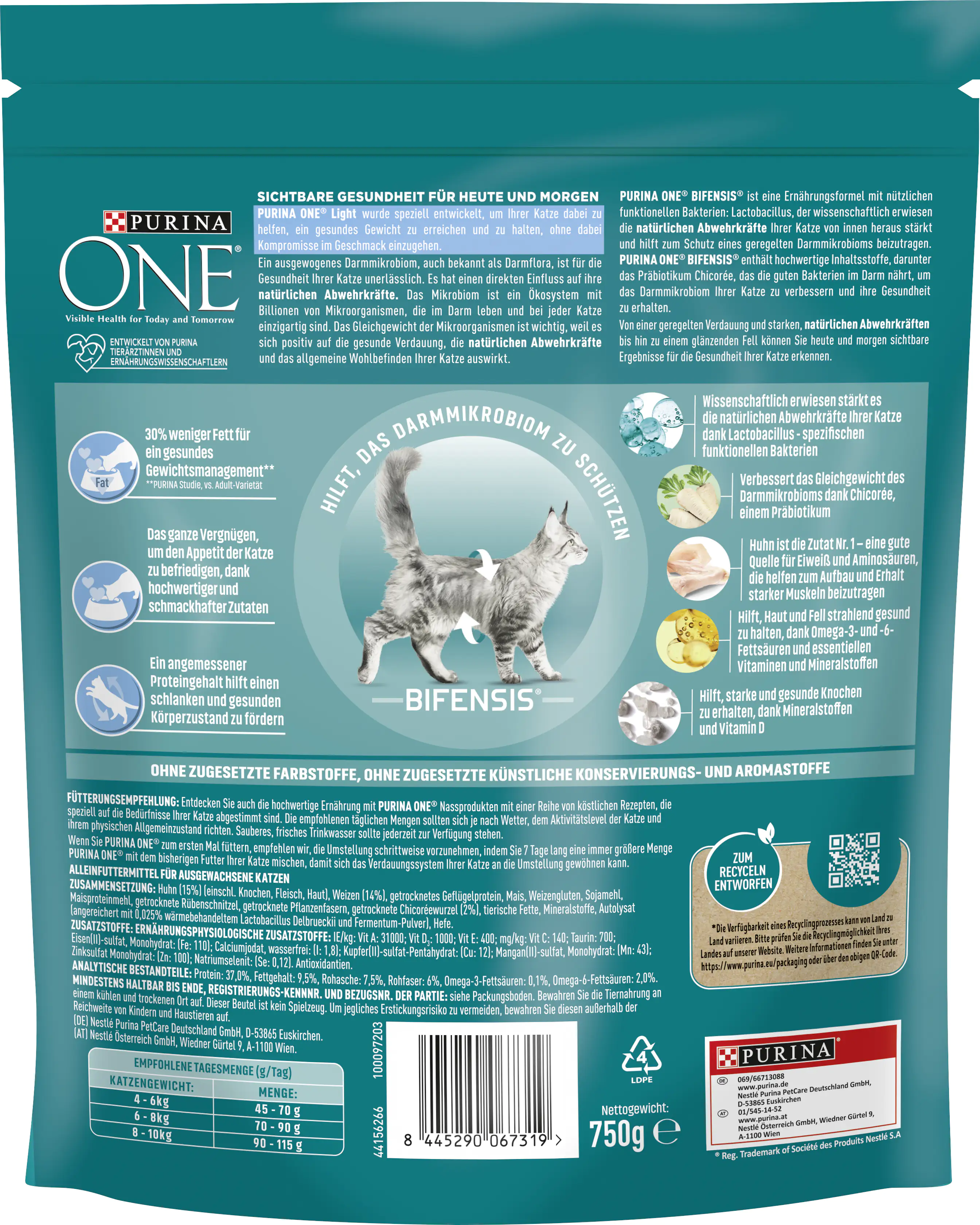 Purina ONE Light reich an Huhn und Weizen 750 g Purina ONE Light reich an Huhn und Weizen 750 g