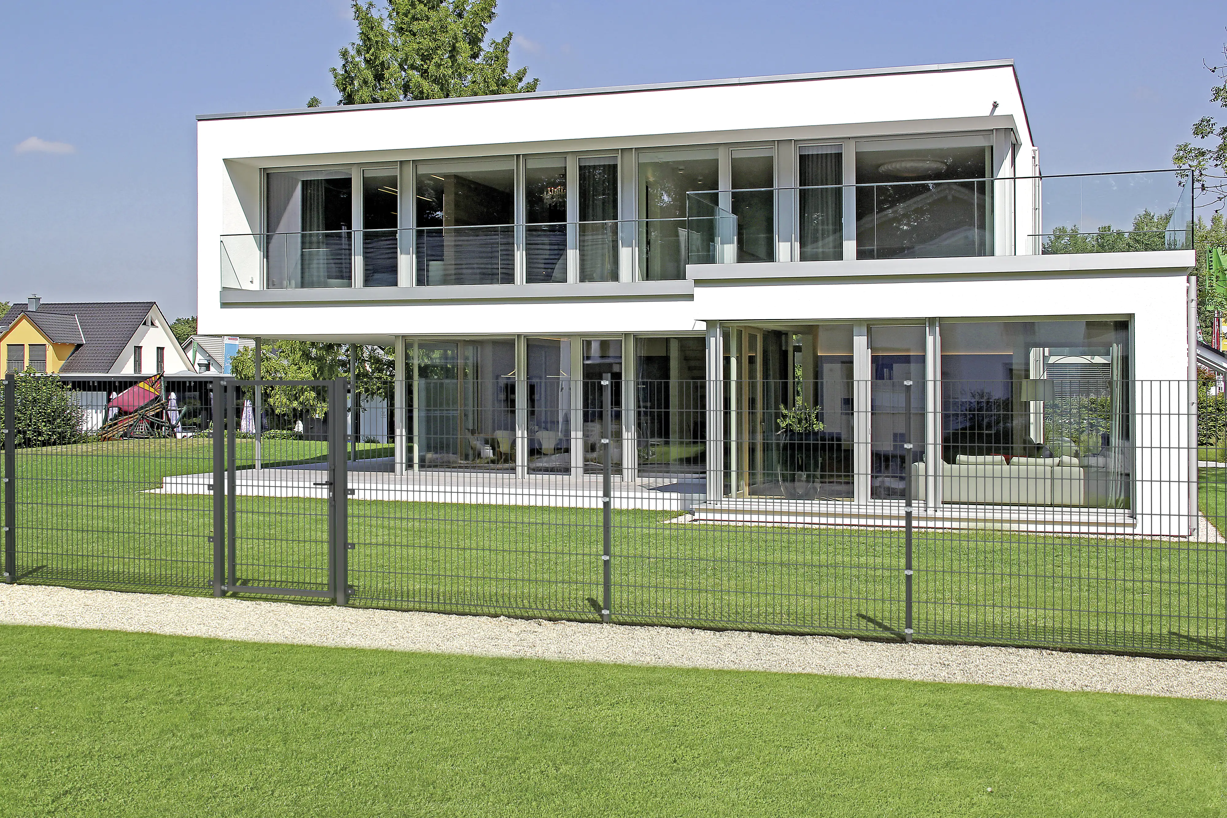 Alberts Komplettset Doppelstabmatten 10 m 160 cm 6/5/6 anthrazit Alberts Komplettset Doppelstabmatten 10 m 160 cm 6/5/6 anthrazit