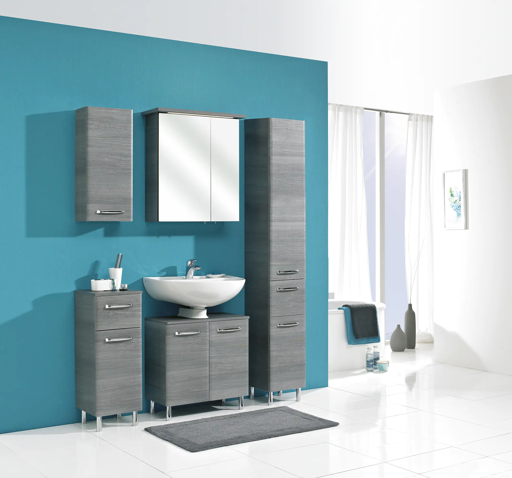 Pelipal LED-Spiegelschrank Quickset 328 2 Spiegeltüren