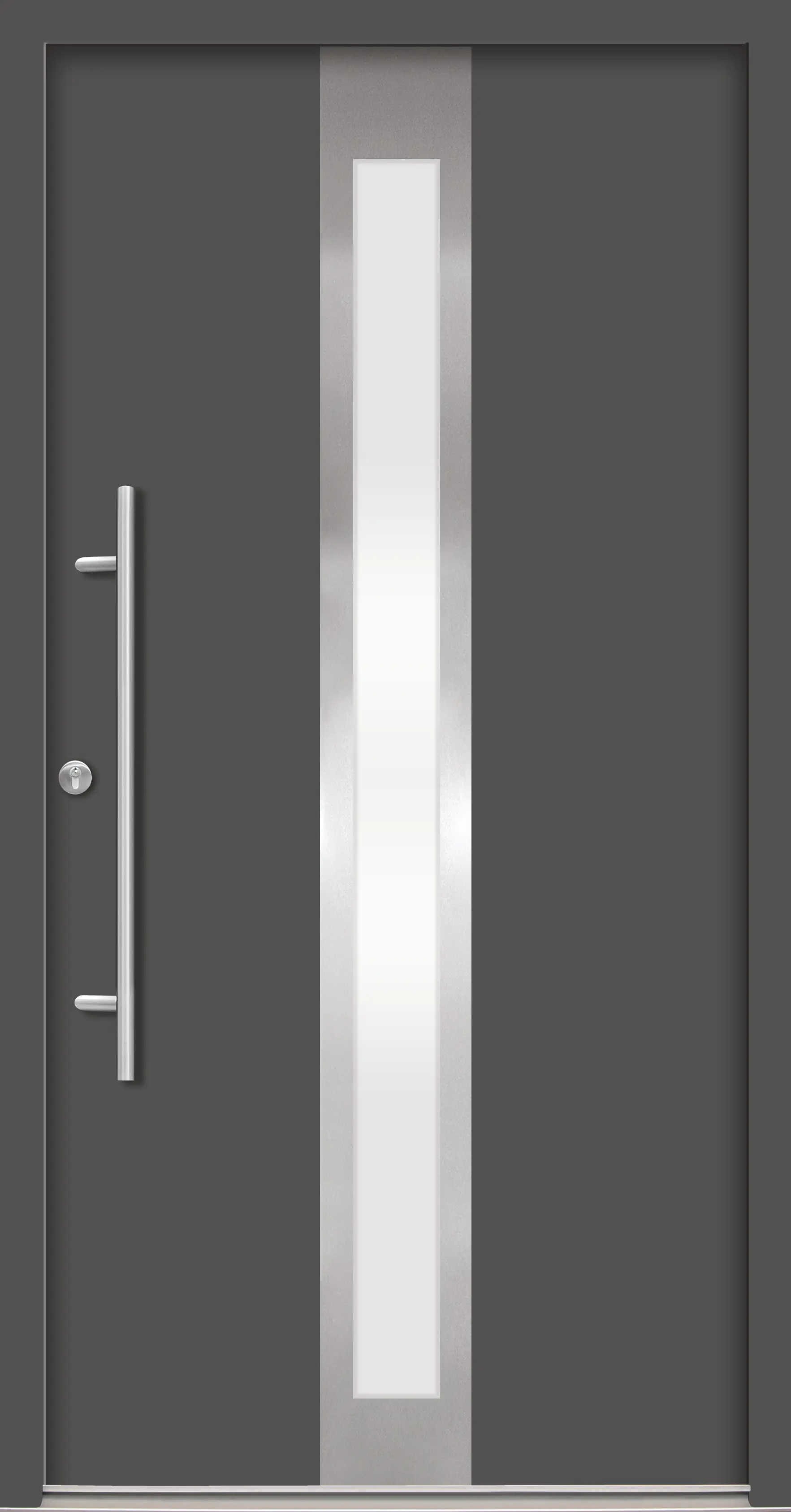 Splendoor Haustür Passivedoor Premium B01 Anthrazit DIN Links 110 x 210 cm