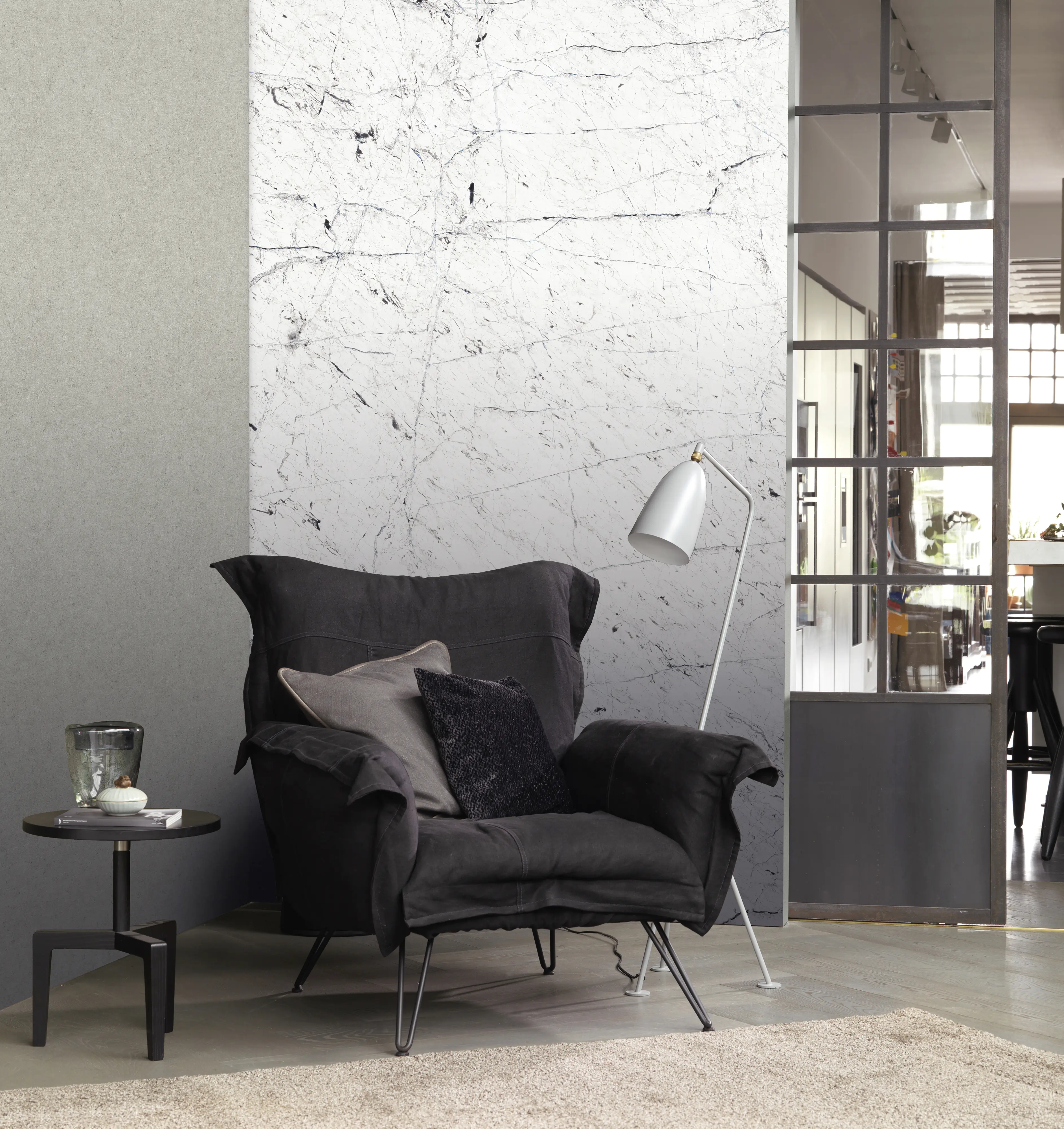 Rasch Vlies Fototapete 364347 Weiß-Grauweiß Muster & Motive 2,65 m x 1,59 m