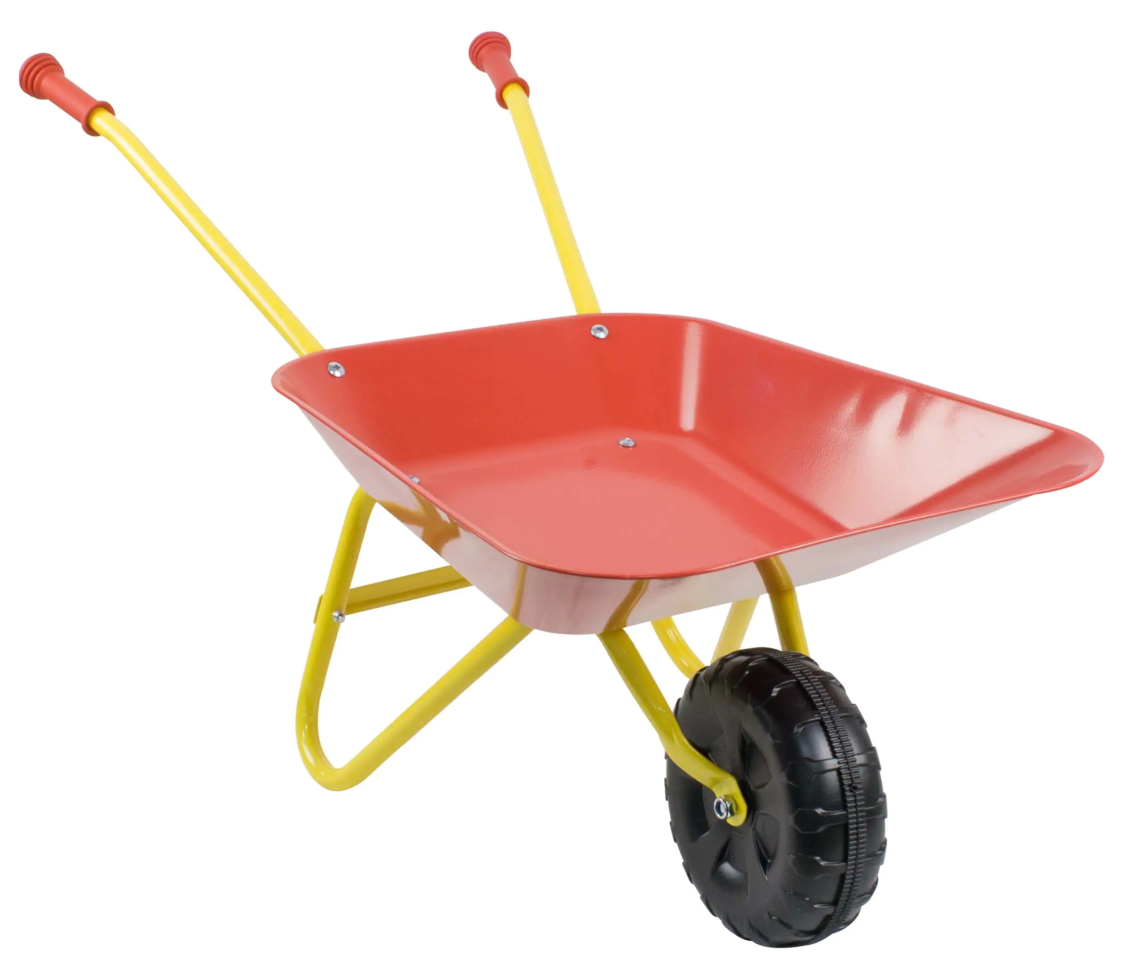2076651024281 Kinderschubkarre rot gelb 76 x 38 x 38 cm