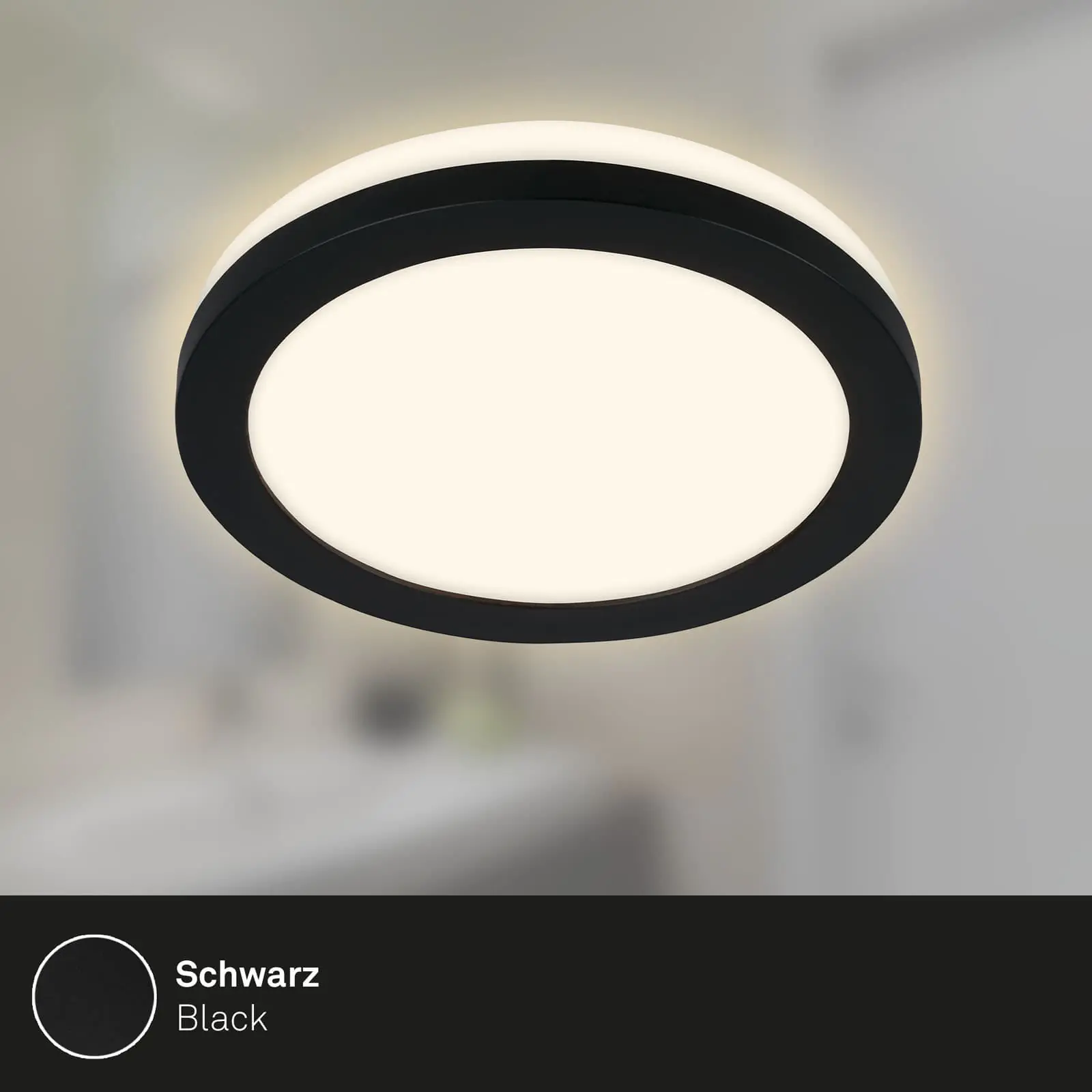 Di-Ka LED Einbauleuchte Sleek 3er Set schwarz Ø 8,4 cm 3W, warmweiß