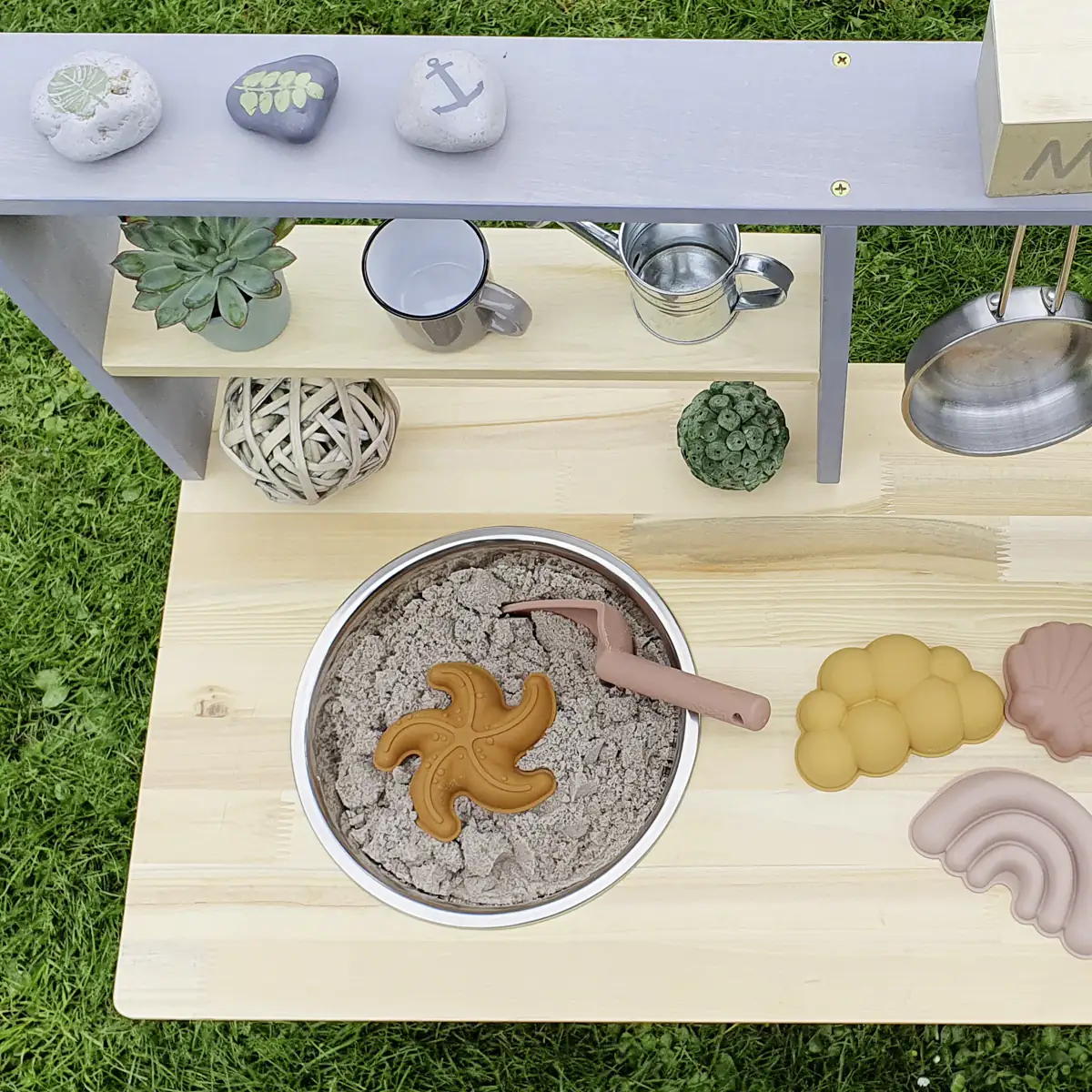 4047895800229_2613807 Muddy Buddy Matschküche Mud Starter 80 x 40 x 90 cm