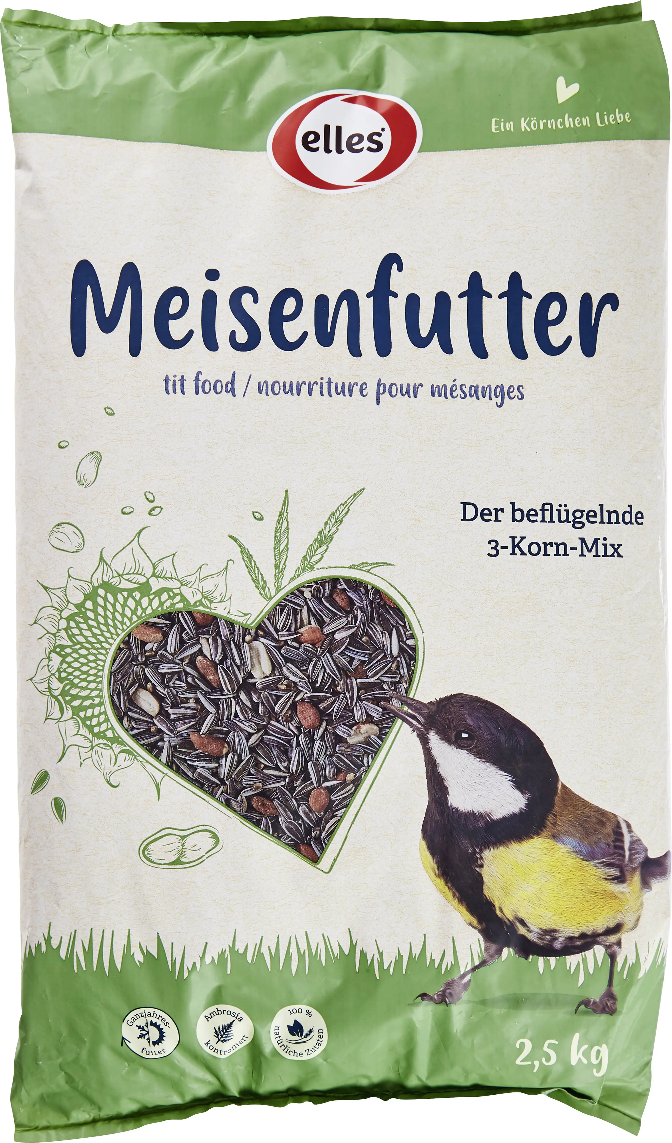 Elles Wildvogelfutter Meisenfutter 2,5 kg
