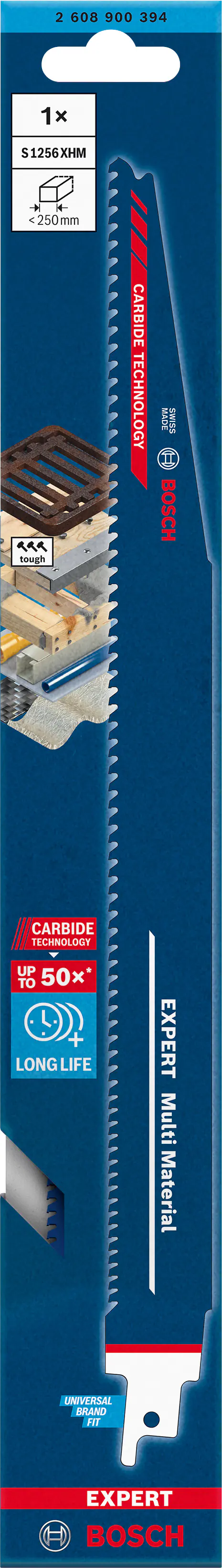 Bosch EXPERT Multi Material Säbelsägeblatt S1256XHM 