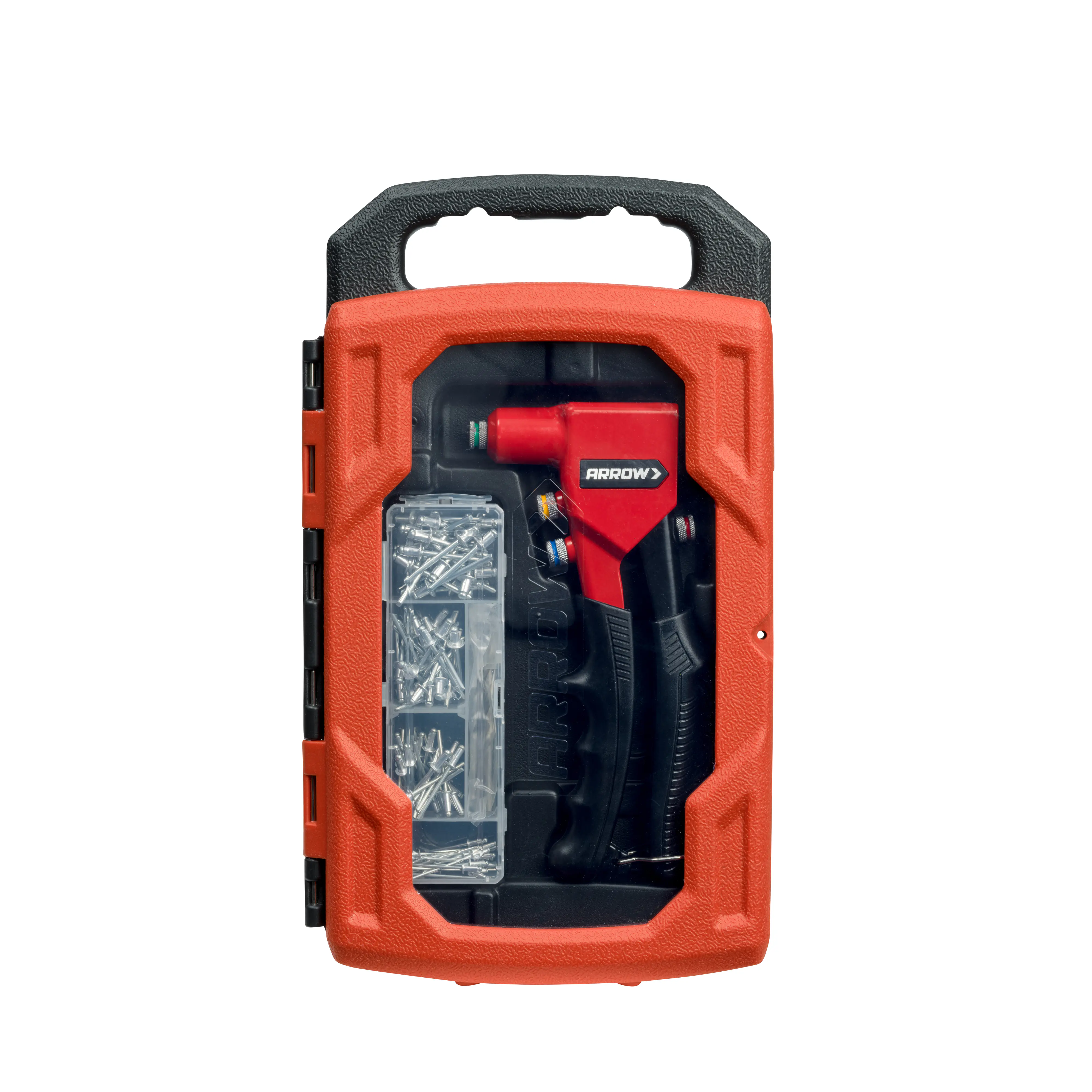 Arrow Blindnietzange RT188 Set 20,8 cm inkl. 100 Nieten, 4 HSS-Bohrer & 4 passende Mundstücke