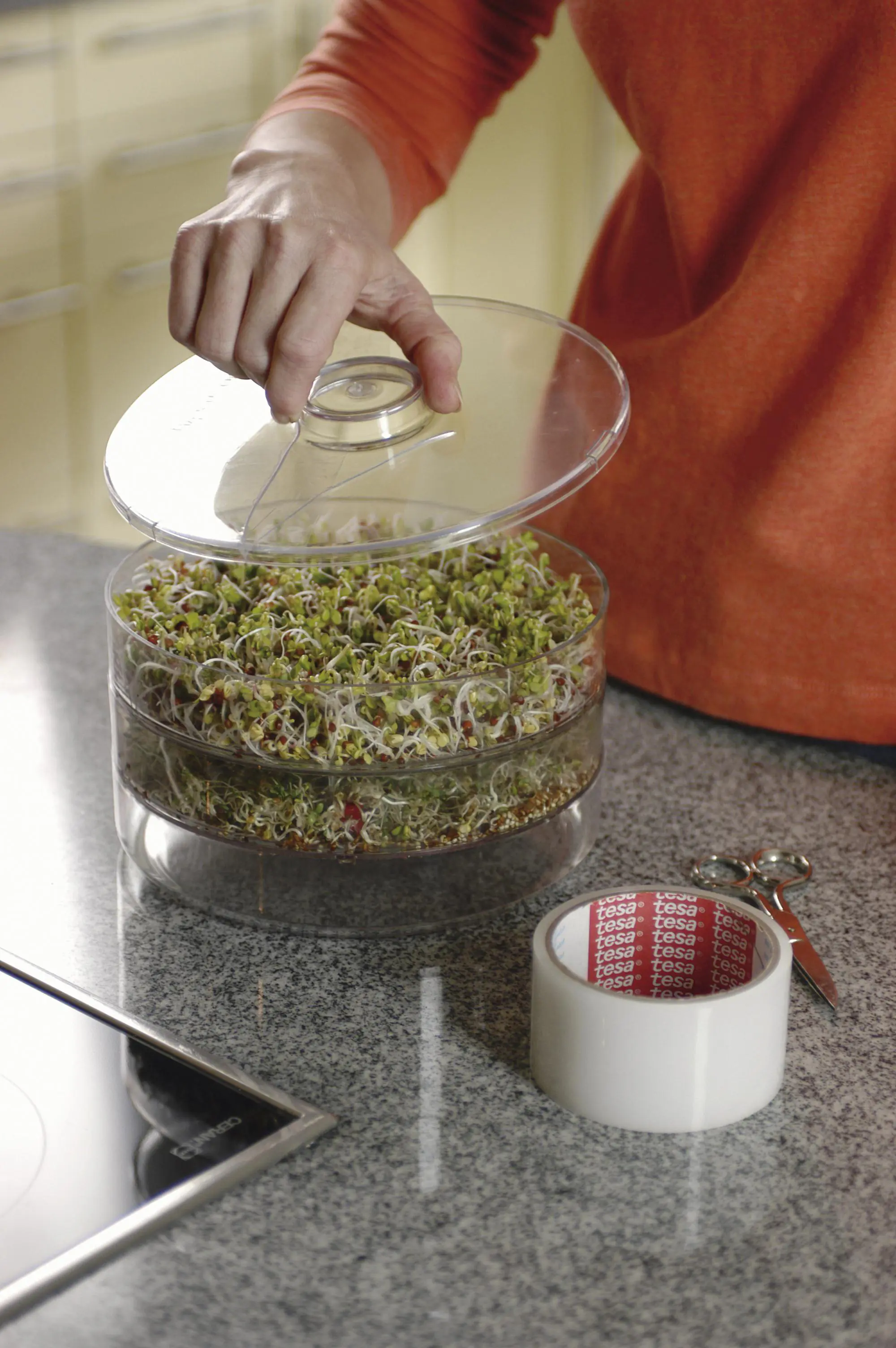 tesa extra Power Klebeband UV 10 m x 48 mm, transparent