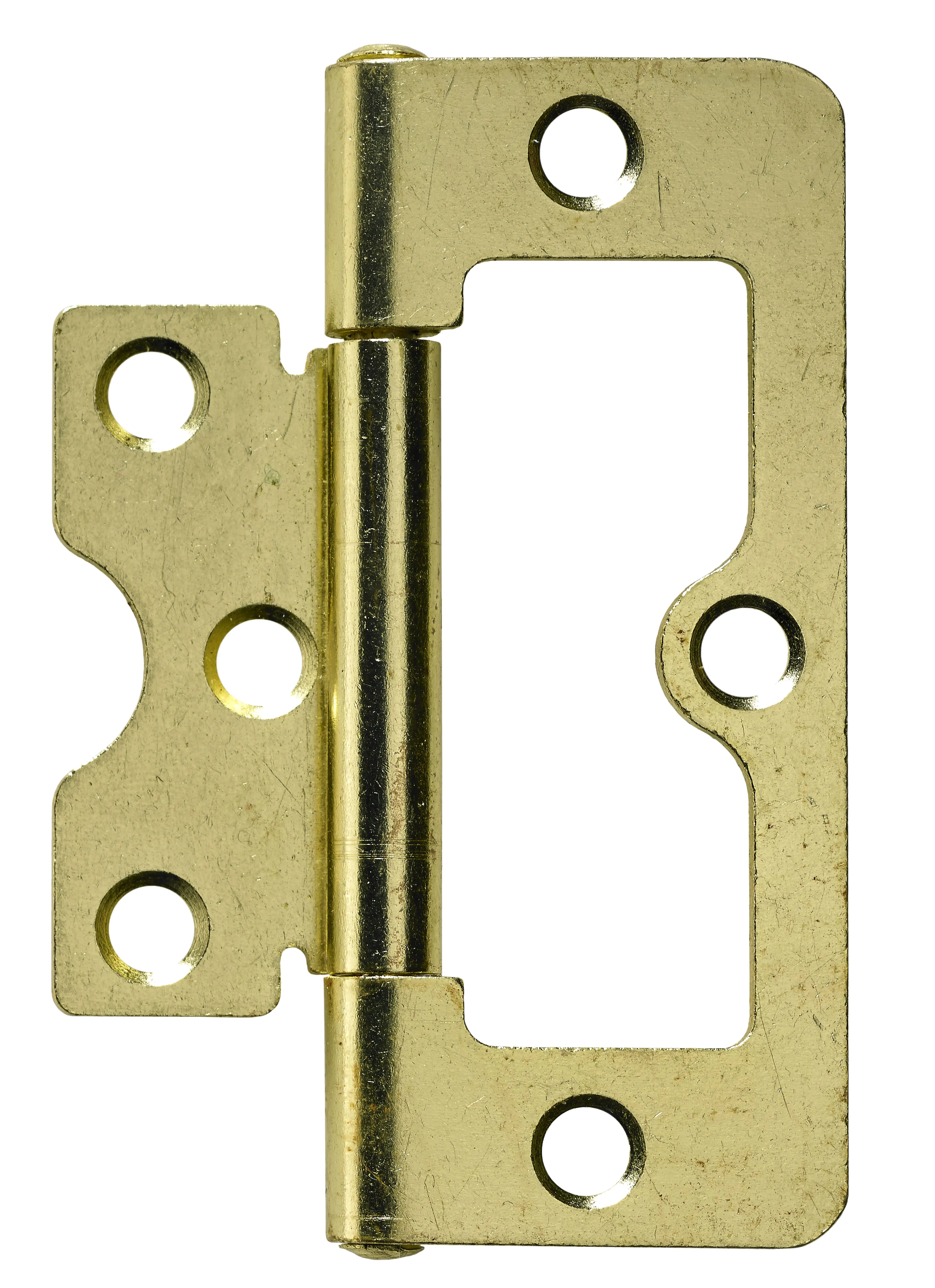 Hettich Lamellentürscharnier Stahl, vermessingt, 32 x 75 mm, 1 Stück