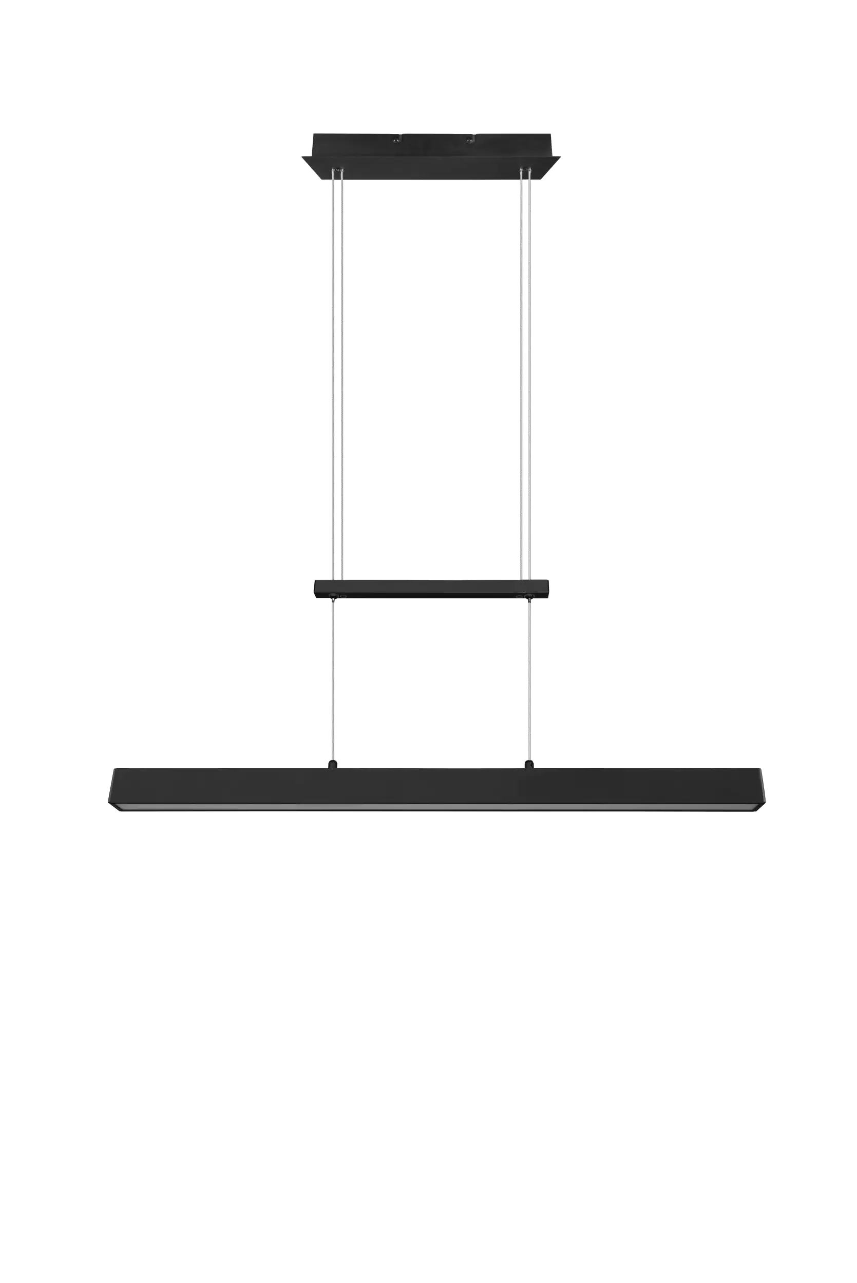 Reality Leuchten LED Pendelleuchte Paros schwarz matt Switch Dimmer