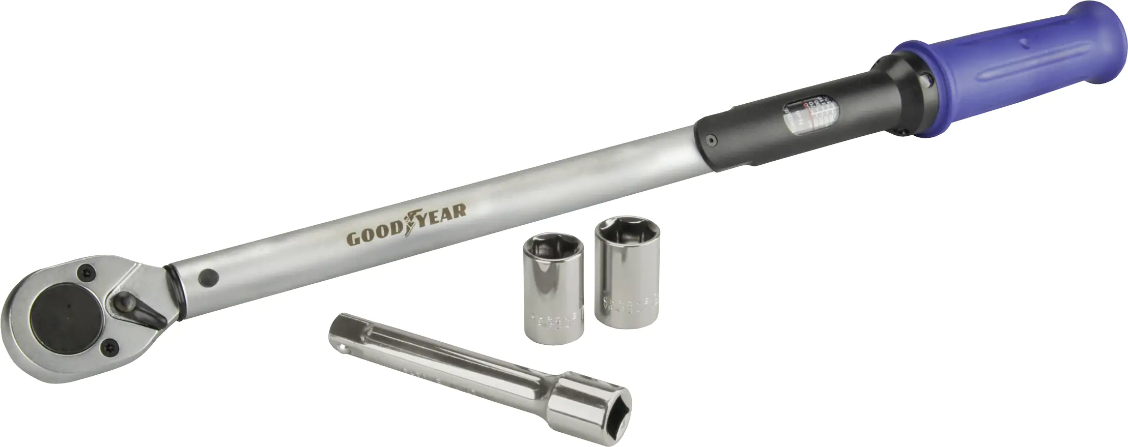 Goodyear Drehmomentschlüssel mit Umschaltknarre 1/2 Zoll 42-210Nm