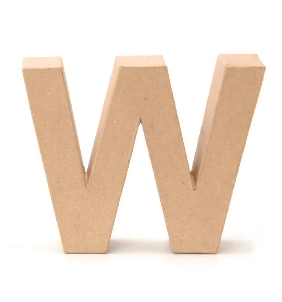 7610877466200 Glorex Papp-Buchstabe W 17,5 x 5,5 cm