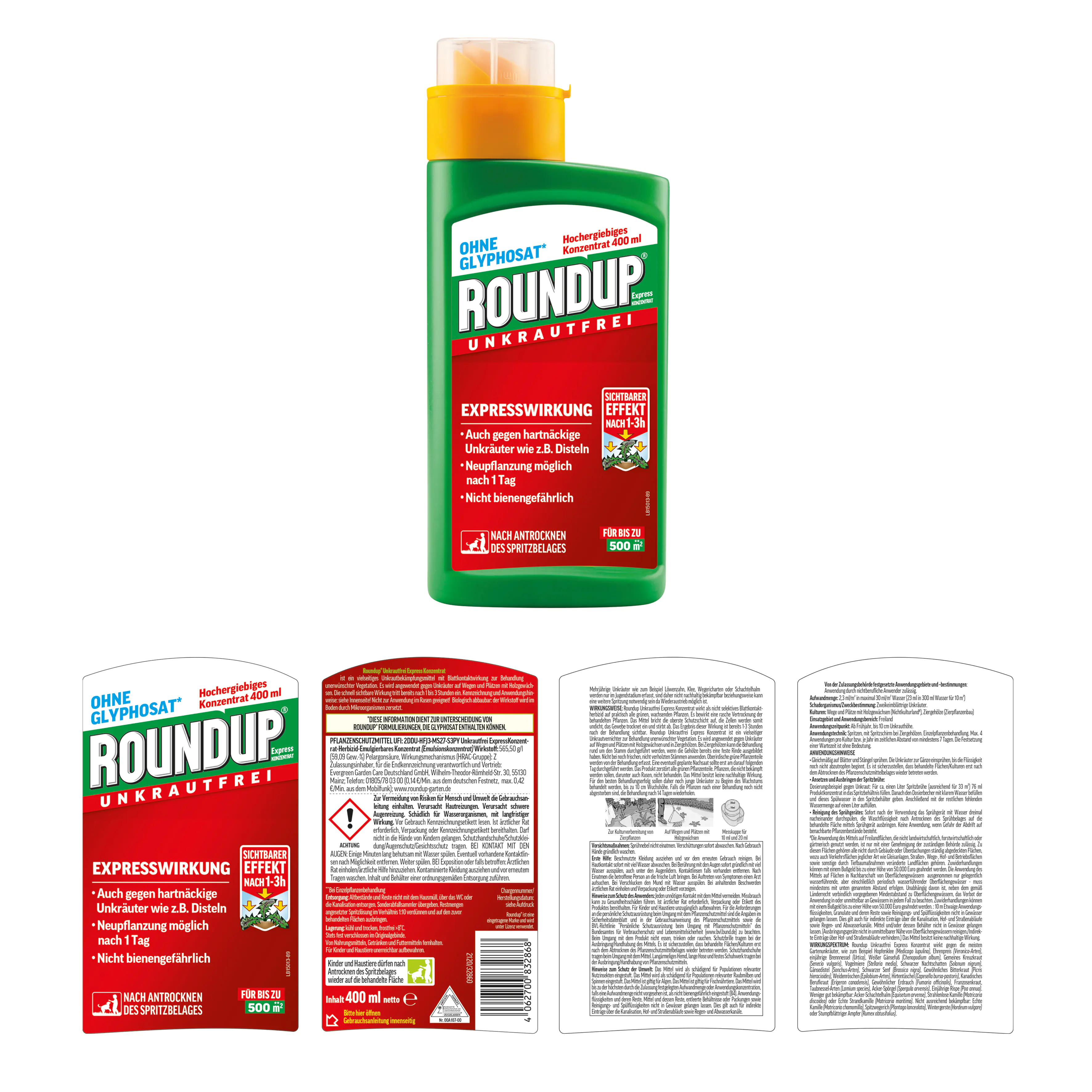 Roundup Unkrautfrei Express Konzentrat 400 ml