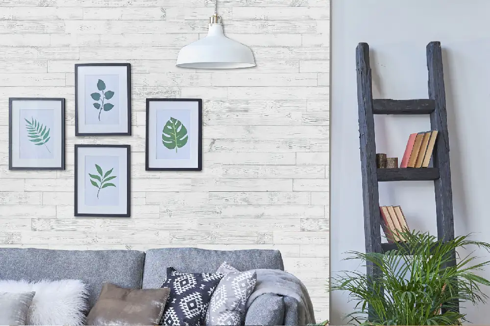 iWerk Holzpaneele zum Kleben 78 x 50 cm, 5 mm, Design old glacierwood