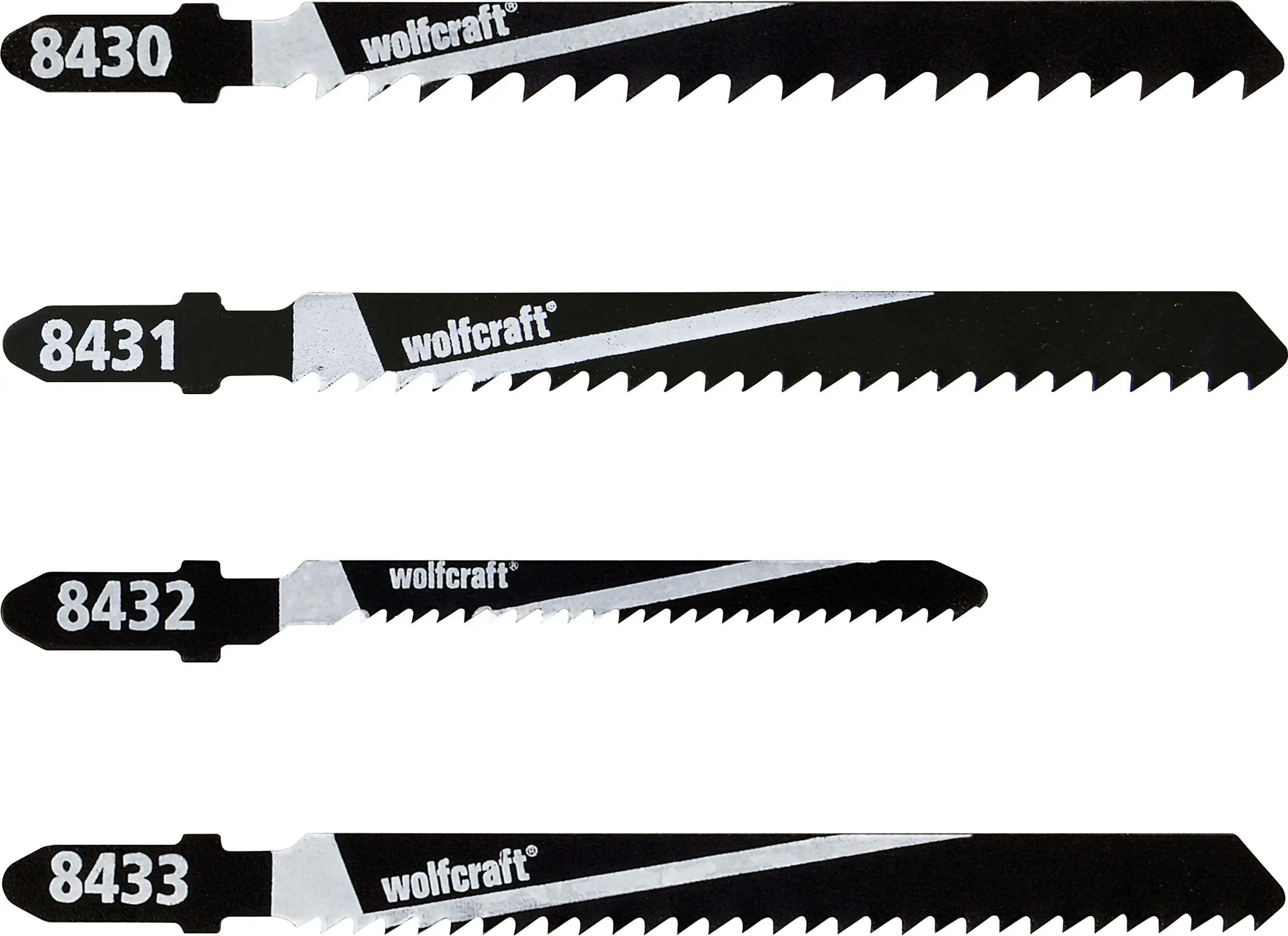 Wolfcraft Stichsägeblätter-Set 8430000 10 Stück