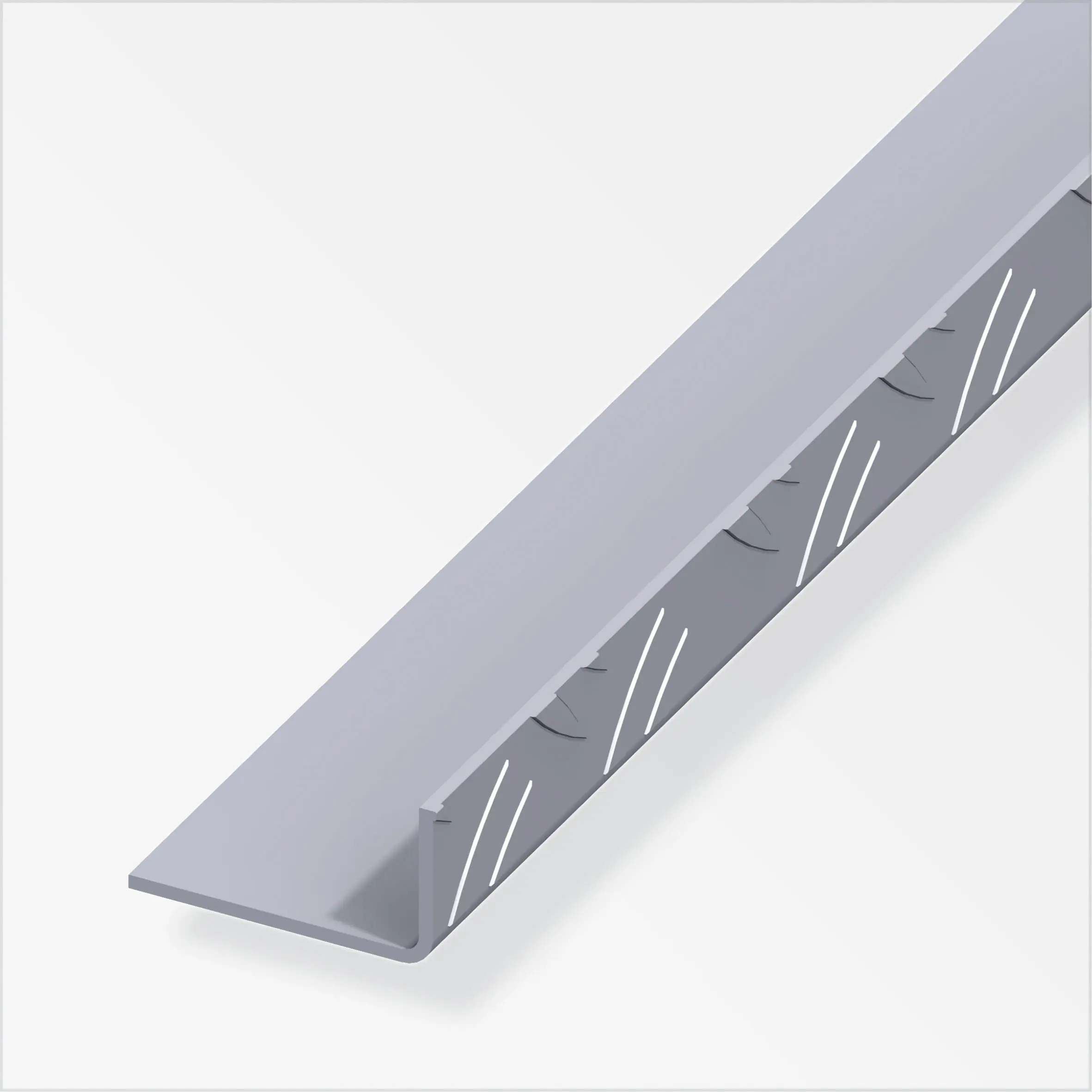alfer Winkel 1 m, 43.5 x 23.5 mm Aluminium roh blank
