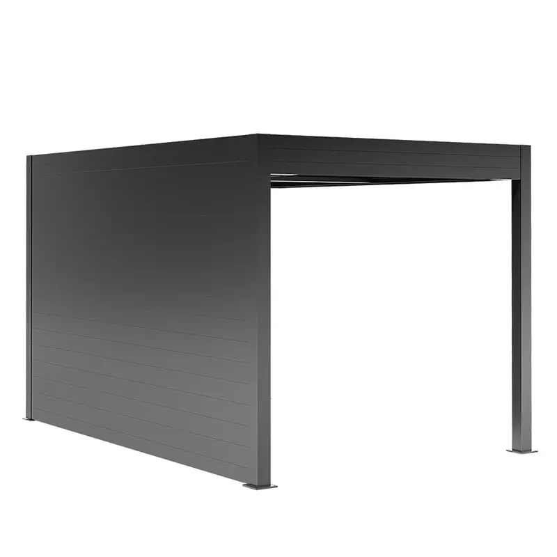 SunElements SunVaro Seitenwand für Carport 362 x 250 cm anthrazit-metallic