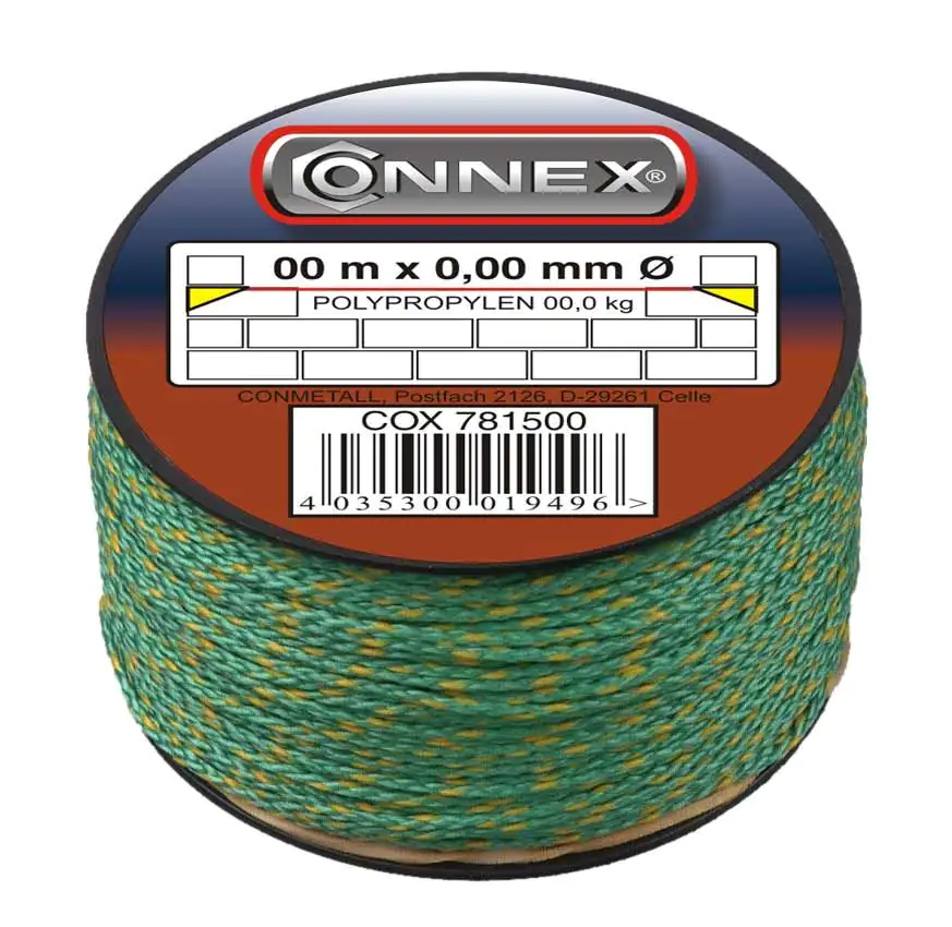 Maurerschnur 100 m Ø 1 mm grün