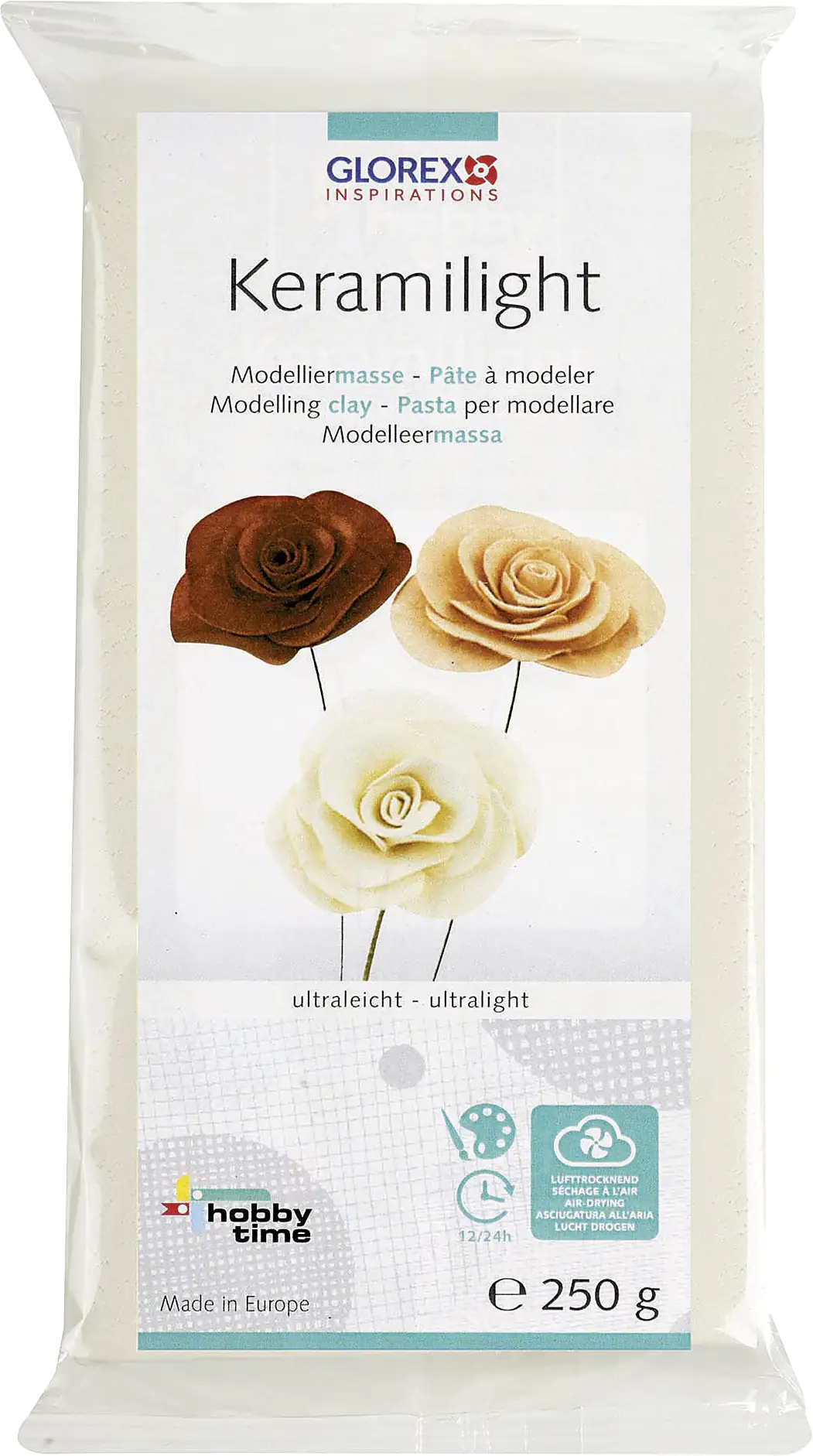 Glorex Keramilight ultraleicht weiß, 250 g