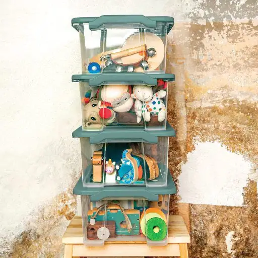 Rotho Aufbewahrungsbox EVO Safe inkl. Deckel 15 L Mistletoe grün