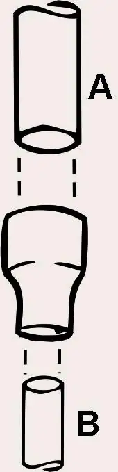 Cornat Reduziermuffe Ø 28 / Ø 22 mm