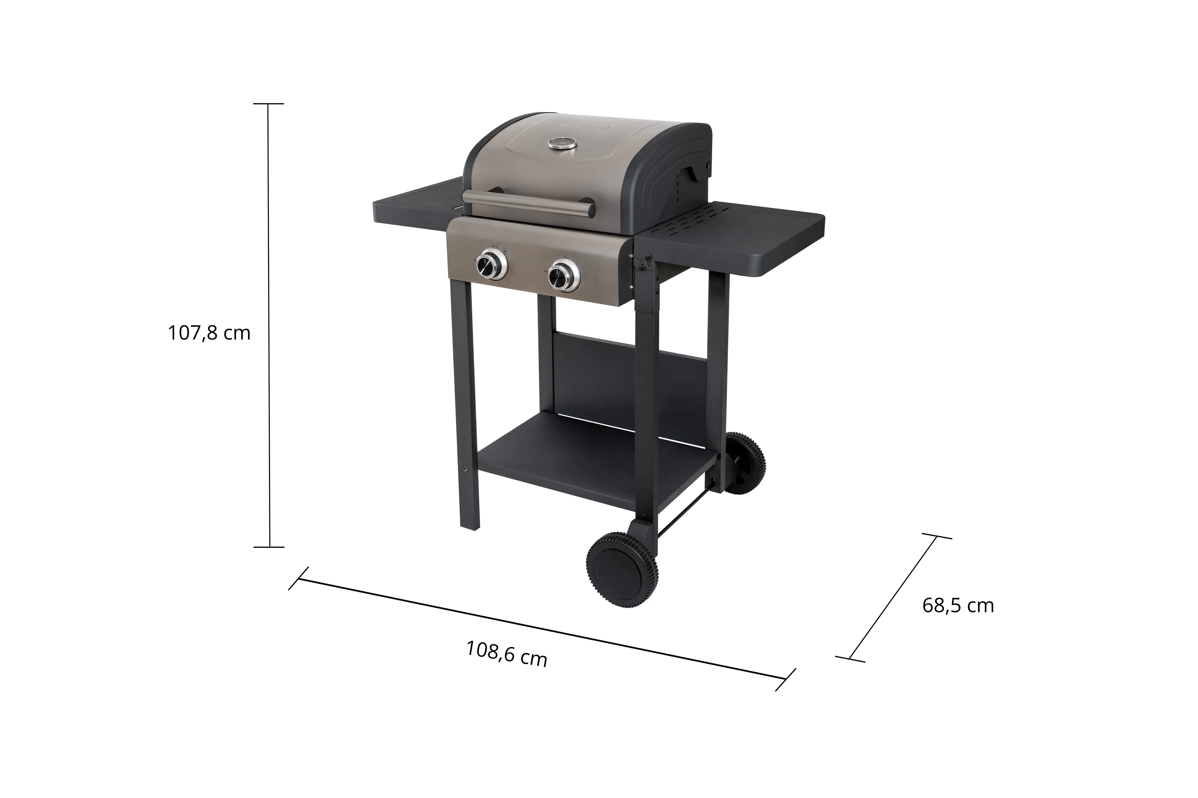 Unold 58595 BBQ Elektrogrill Buddy 2600 W Grillfläche: 45 x 40 cm