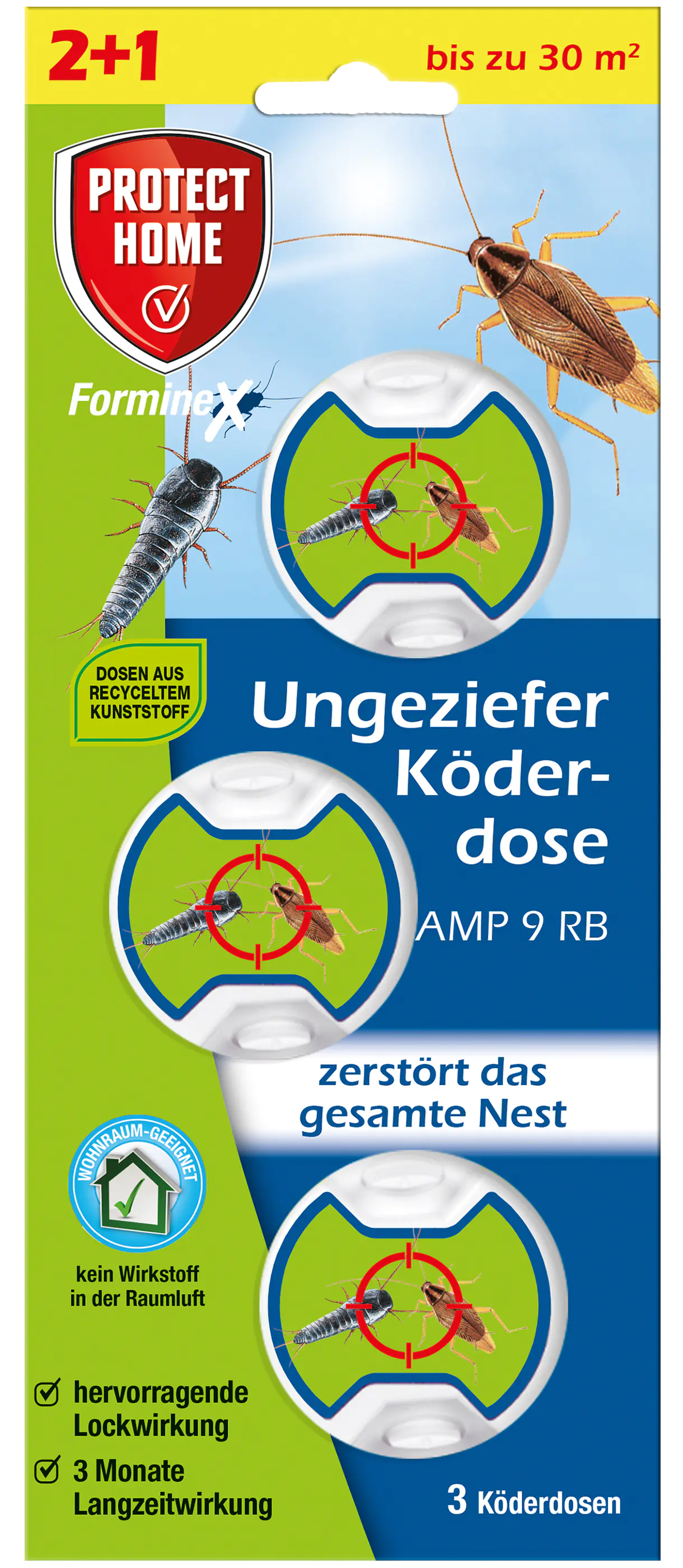 Protect Home FormineX Ungeziefer Köderdose 3 Stück