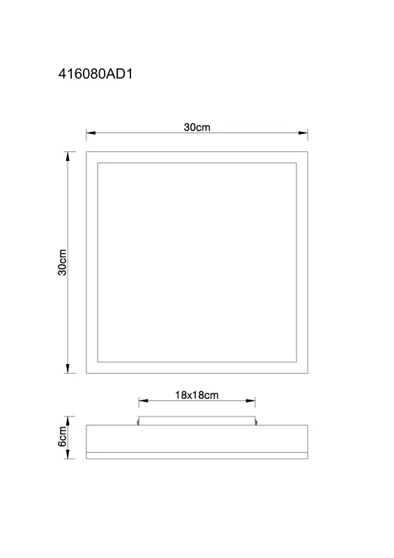 Globo Deckenleuchte Doro 30 x 30 cm silber warmweiß
