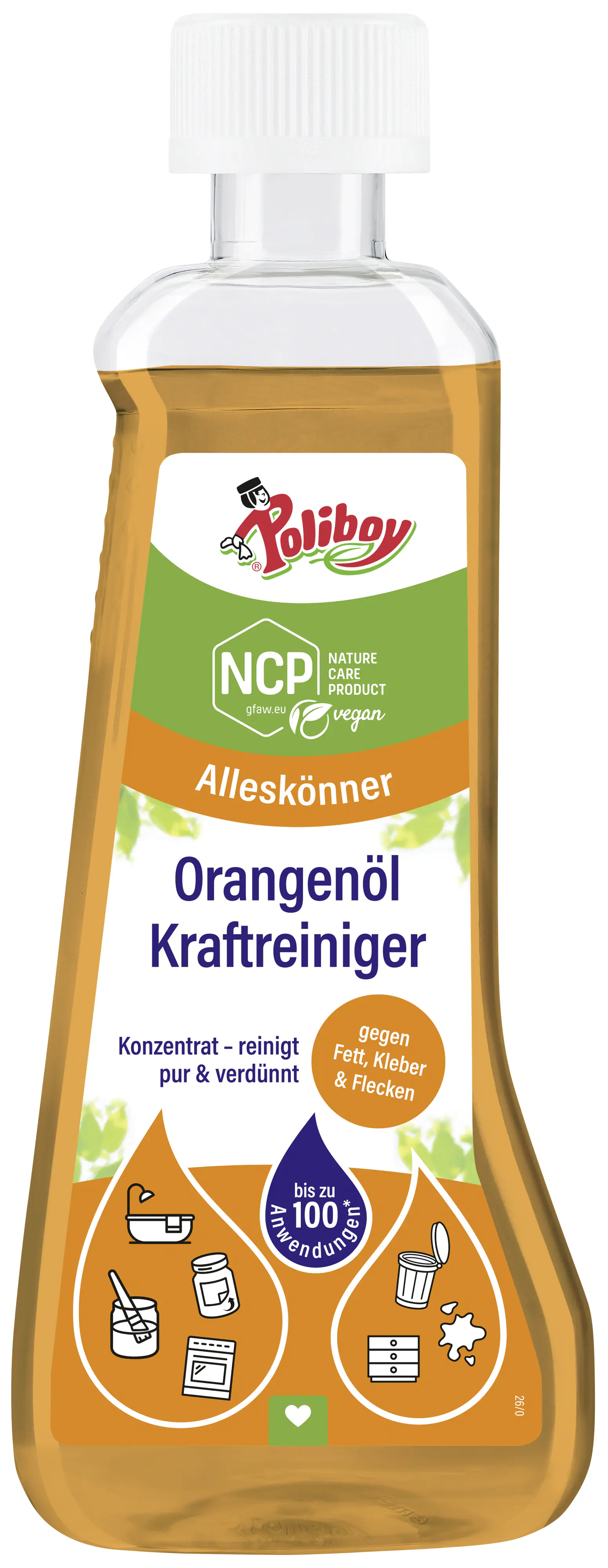 Poliboy Orangen Kraftreiniger Konzentrat 200 ml 
