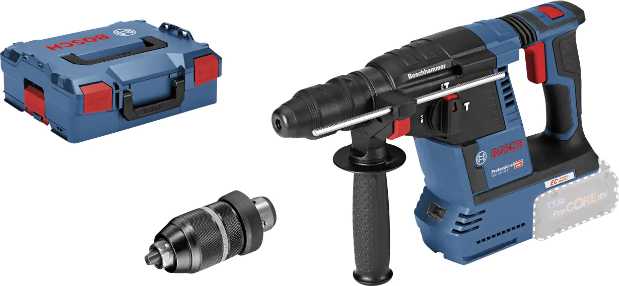 Bosch GBH 18V-26 F Professional Akku-Bohrhammer 18 V 5 Ah Solo in L-Box Bosch GBH 18V-26 F Professional Akku-Bohrhammer 18 V 5 Ah Solo in L-Box