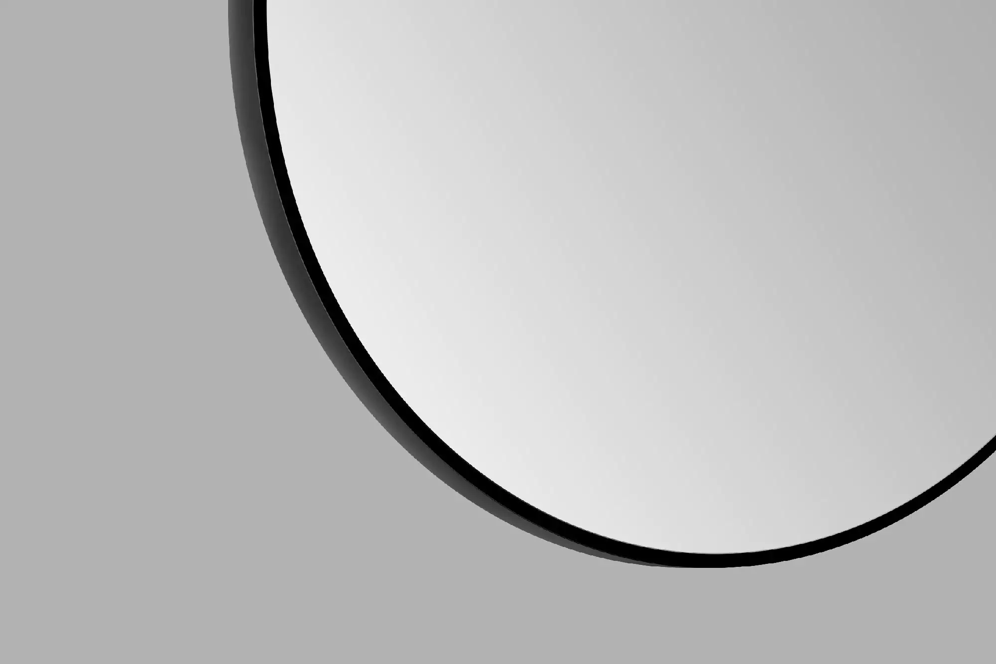 DSK Design Spiegel Silver Globo Ø120 cm, schwarz