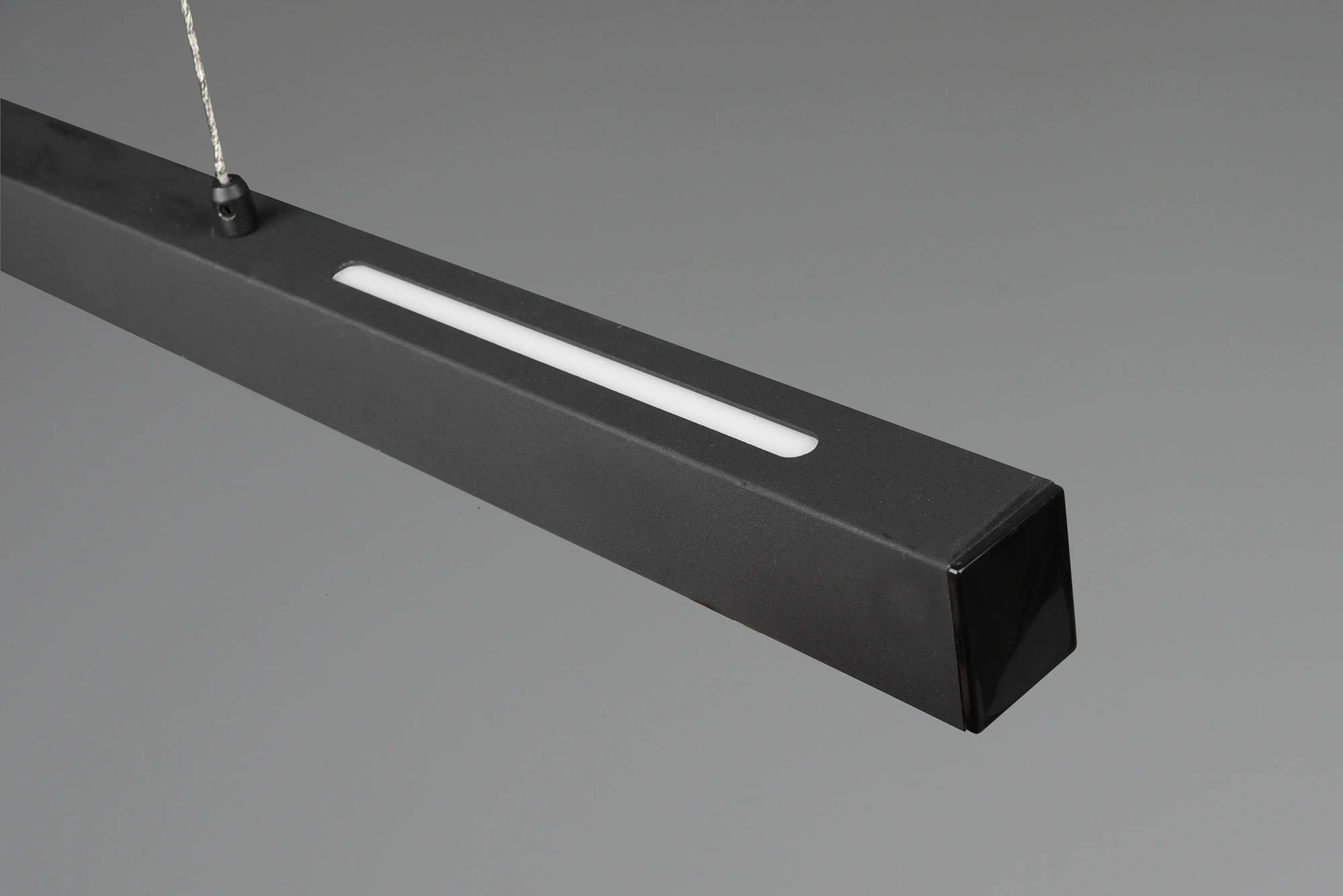 Reality Leuchten LED Pendelleuchte Paros schwarz matt Switch Dimmer