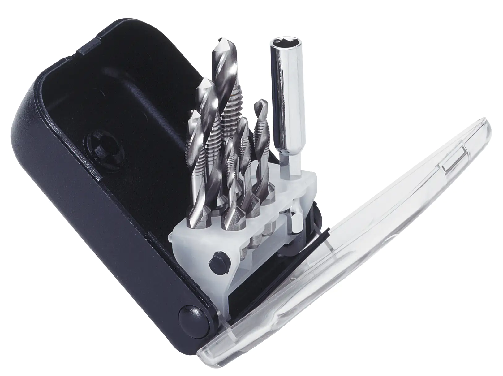 Exact Gewindebohrer Bit-Satz ClipSet A SGE-Bits HSSG M3-M10 Sechskant