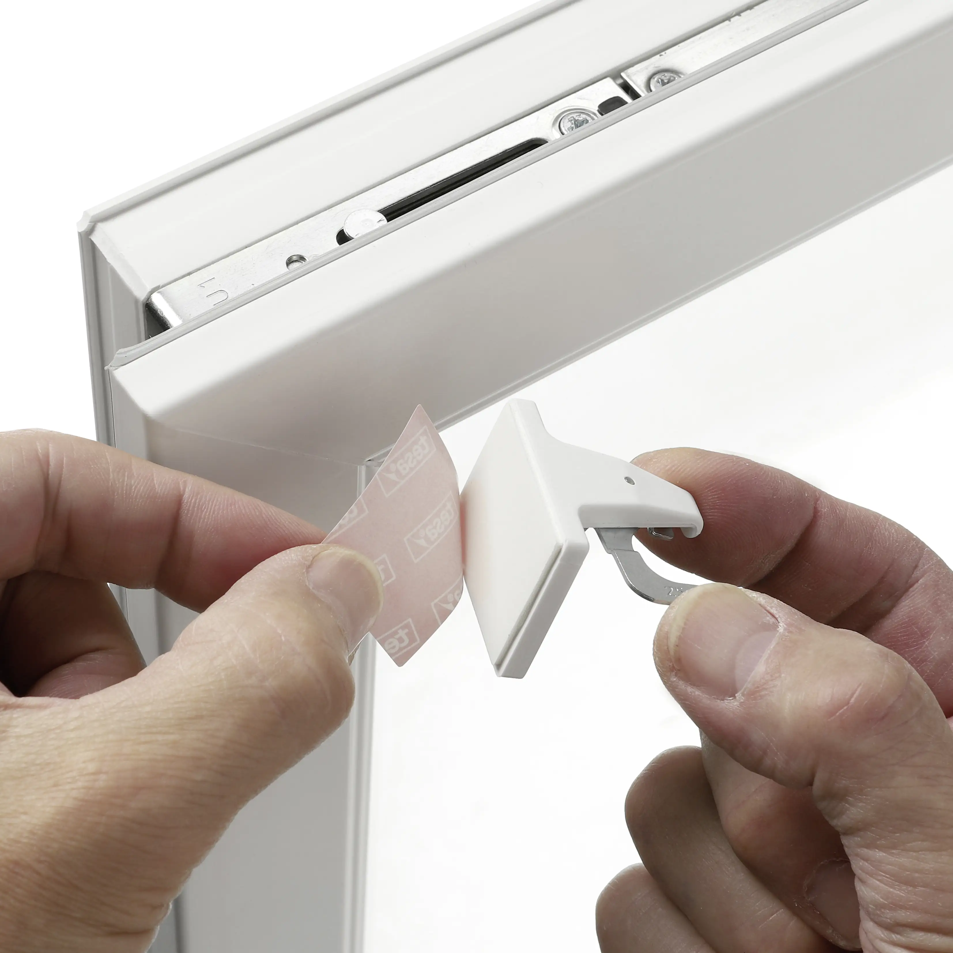 Gardinia Klebeträger-Set für Alu-Jalousien weiß