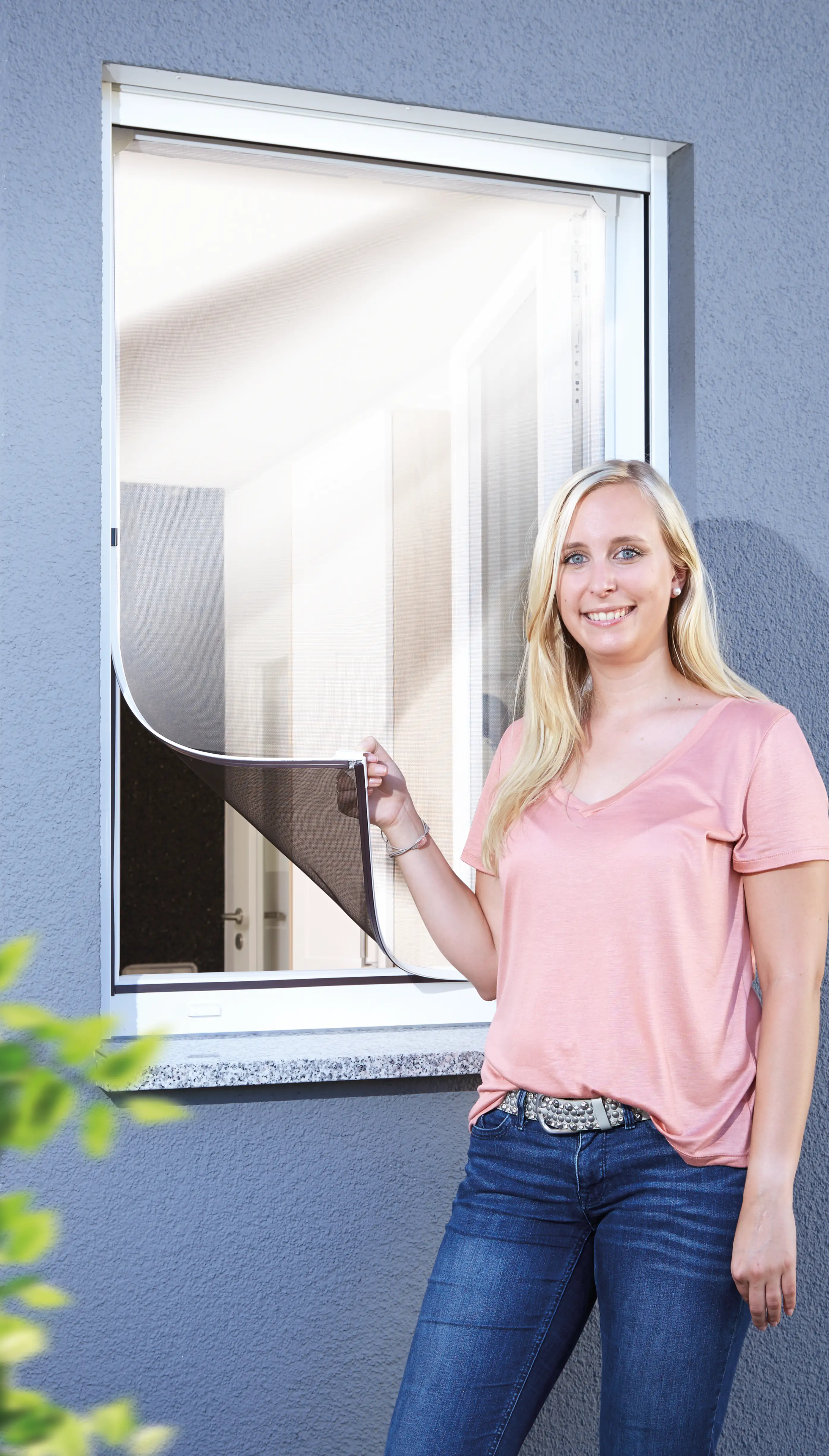 Schellenberg Fliegenschutzmagnetrahmen MAGNETIC 100 x 120 cm weiß kürzbar