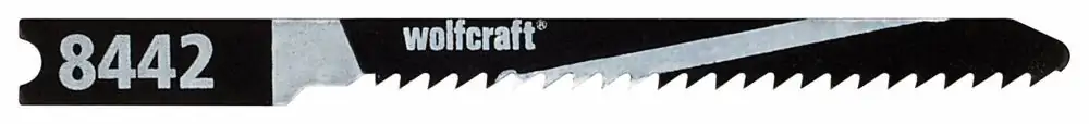 Wolfcraft Stichsägeblätter HCS 50 mm U-Schaft 2 Stück