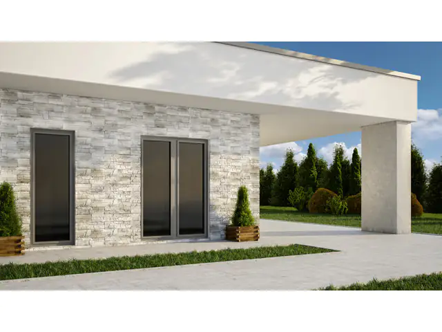 Verblender Ecke Oviedo weiß-beige Verblender Ecke Oviedo weiß-beige