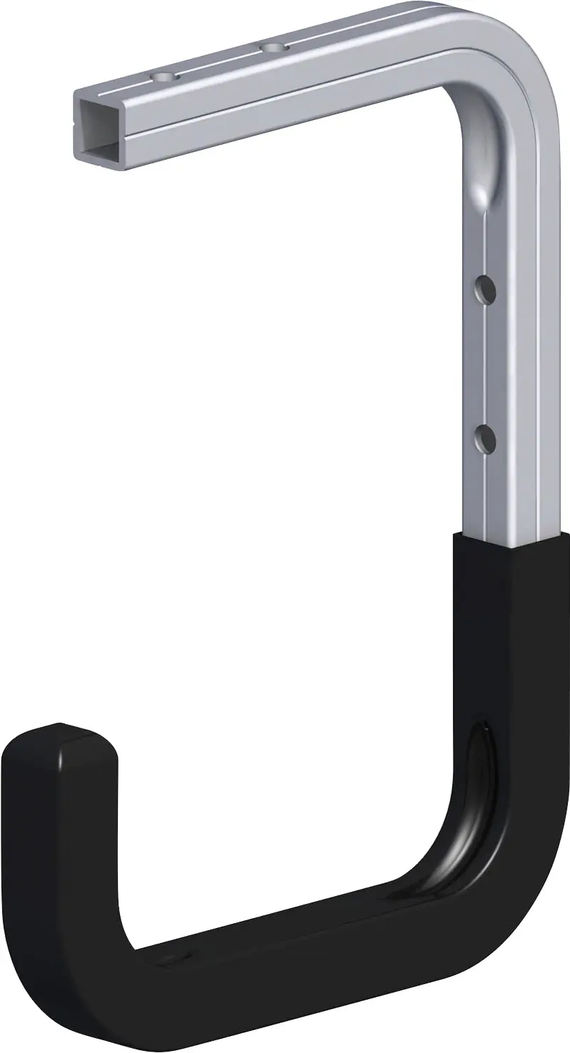 coaxis®-Wand- und Deckenhaken, gummiert 150 x 255 x 155 mm schwarz