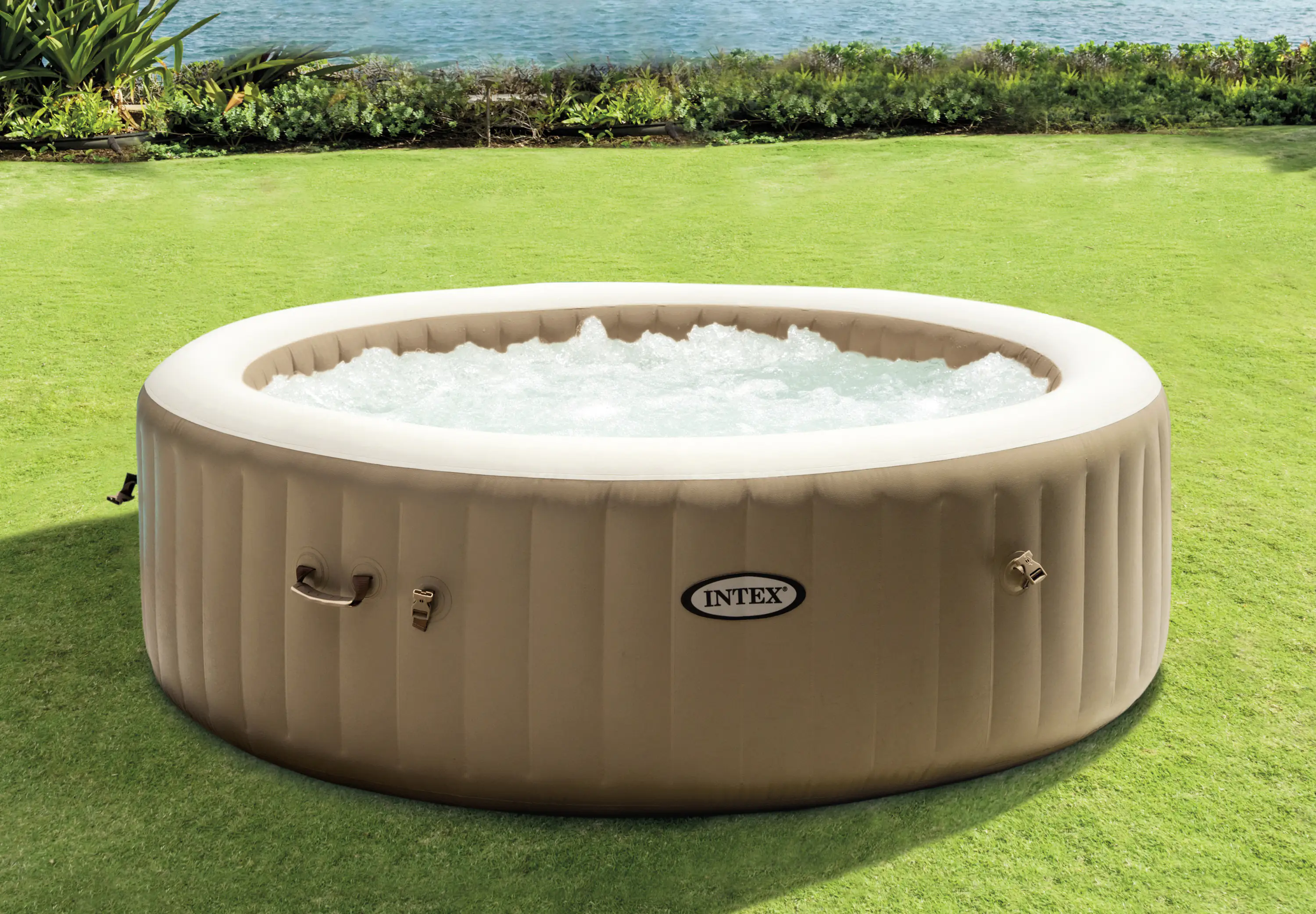 Intex PureSpa Whirlpool Bubble Massage Set Ø 236 x 71 cm, beige