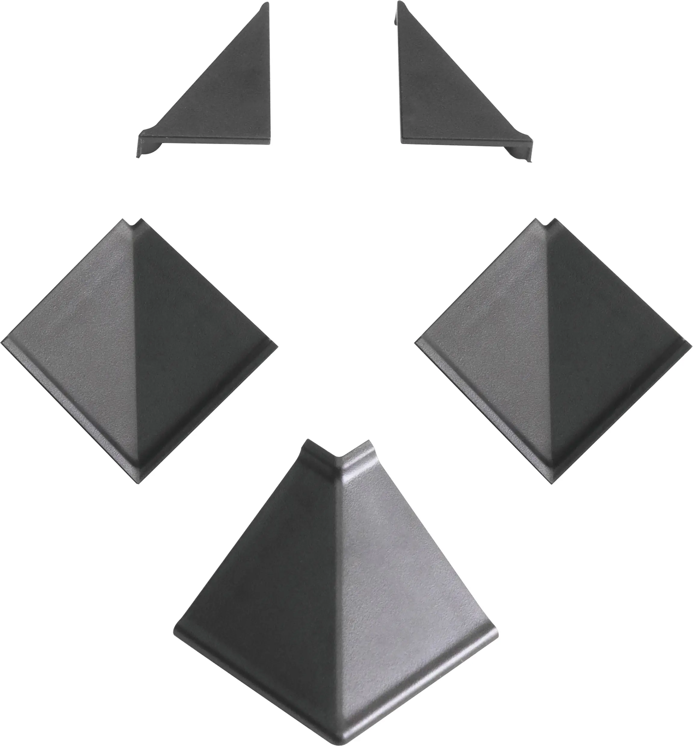 Kaindl Wandanschlusssystem Zubehörset 16 x 7 x 2 cm anthrazit