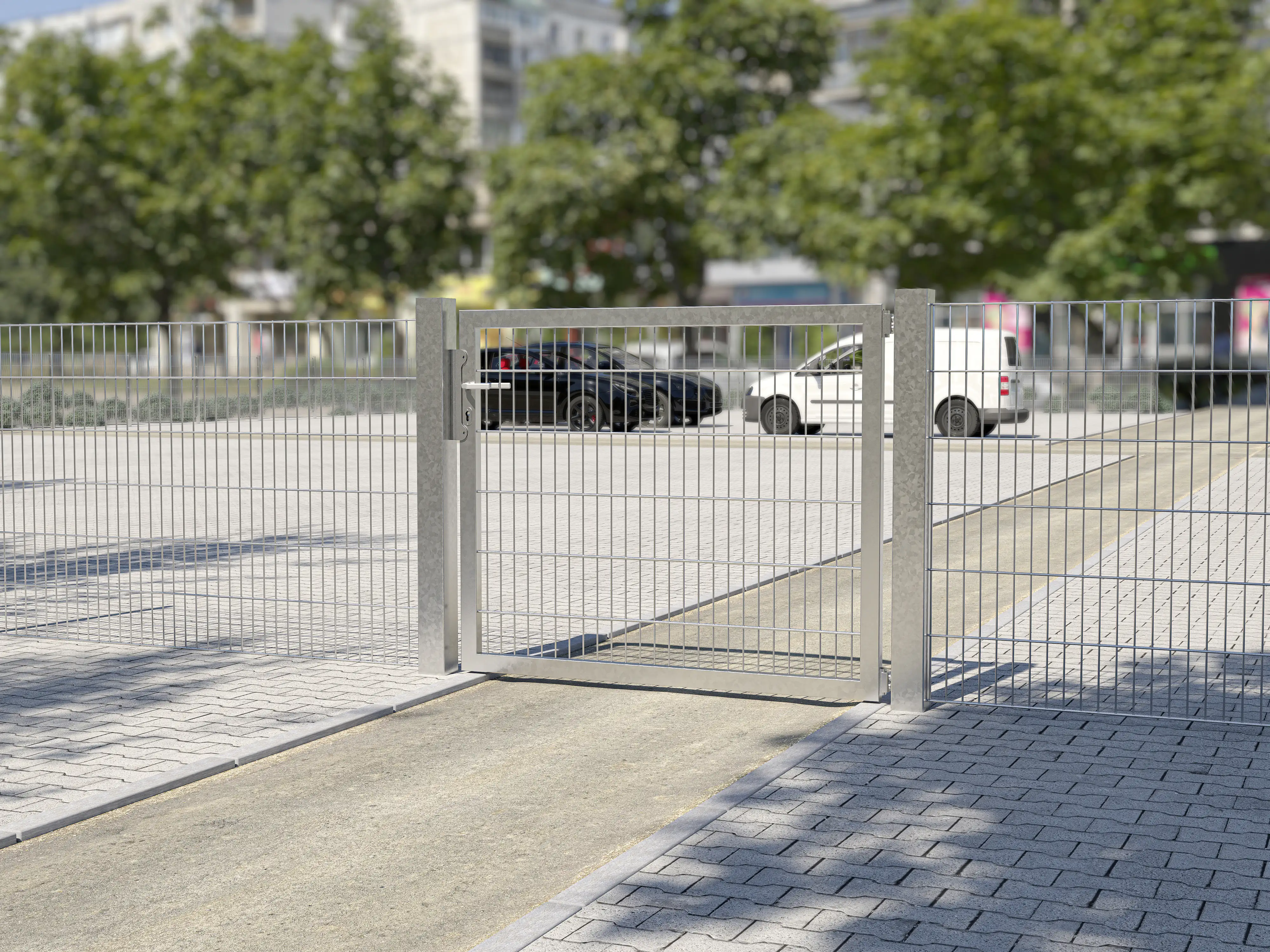 Alberts Einzeltor Flexo Plus feuerverzinkt 100 x 200 cm