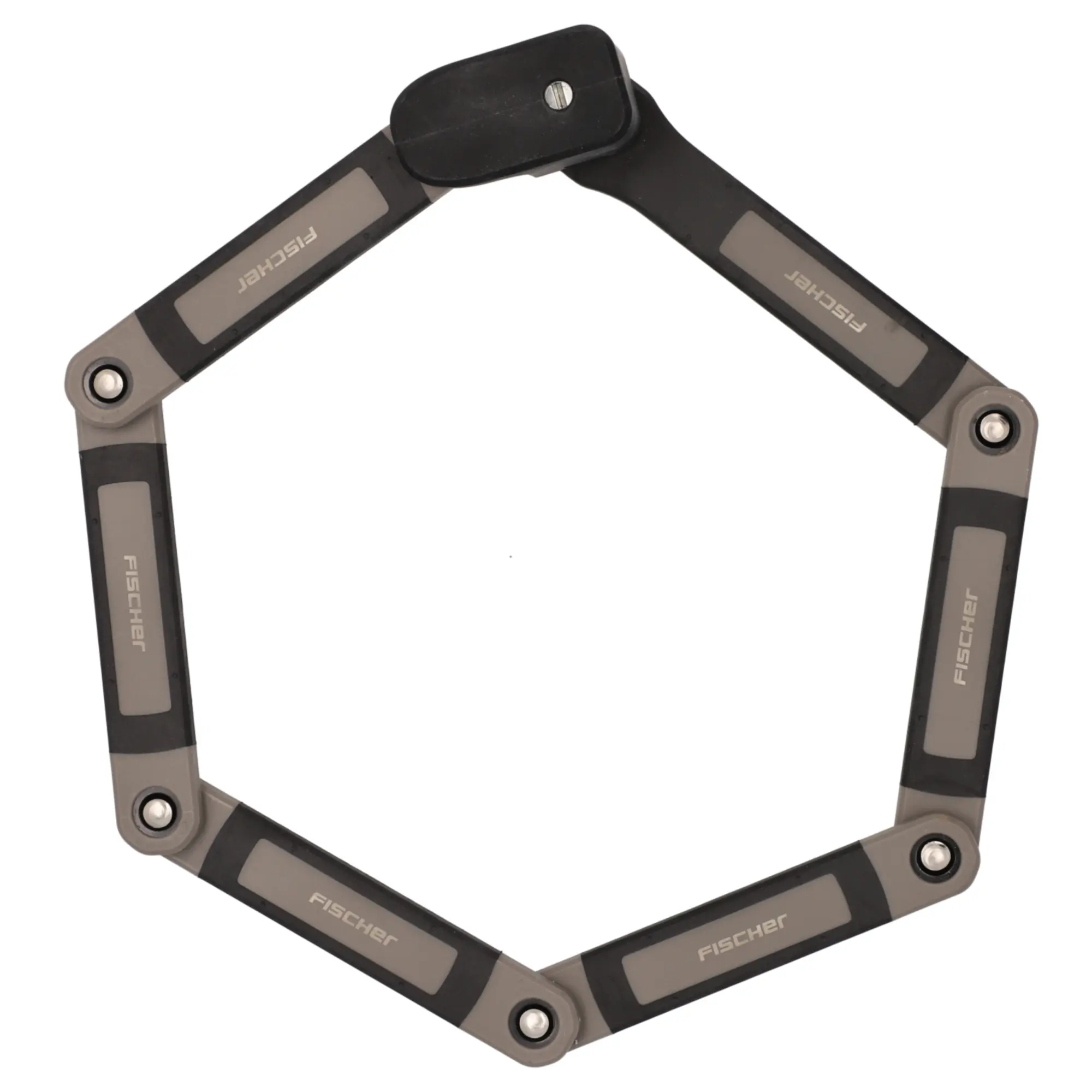 Fischer Faltschloss Fahrrad Plus FK90/8 90 cm x Ø 8 mm schwarz