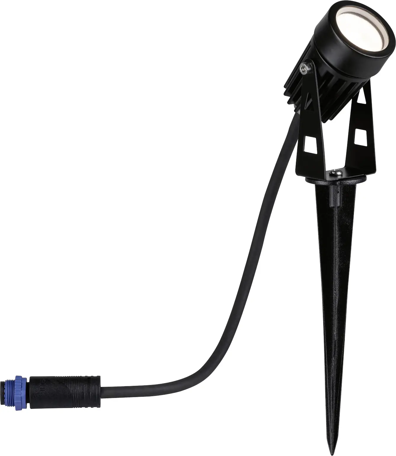 Paulmann Plug & Shine Spot Starterset Outdoor schwarz 26 cm