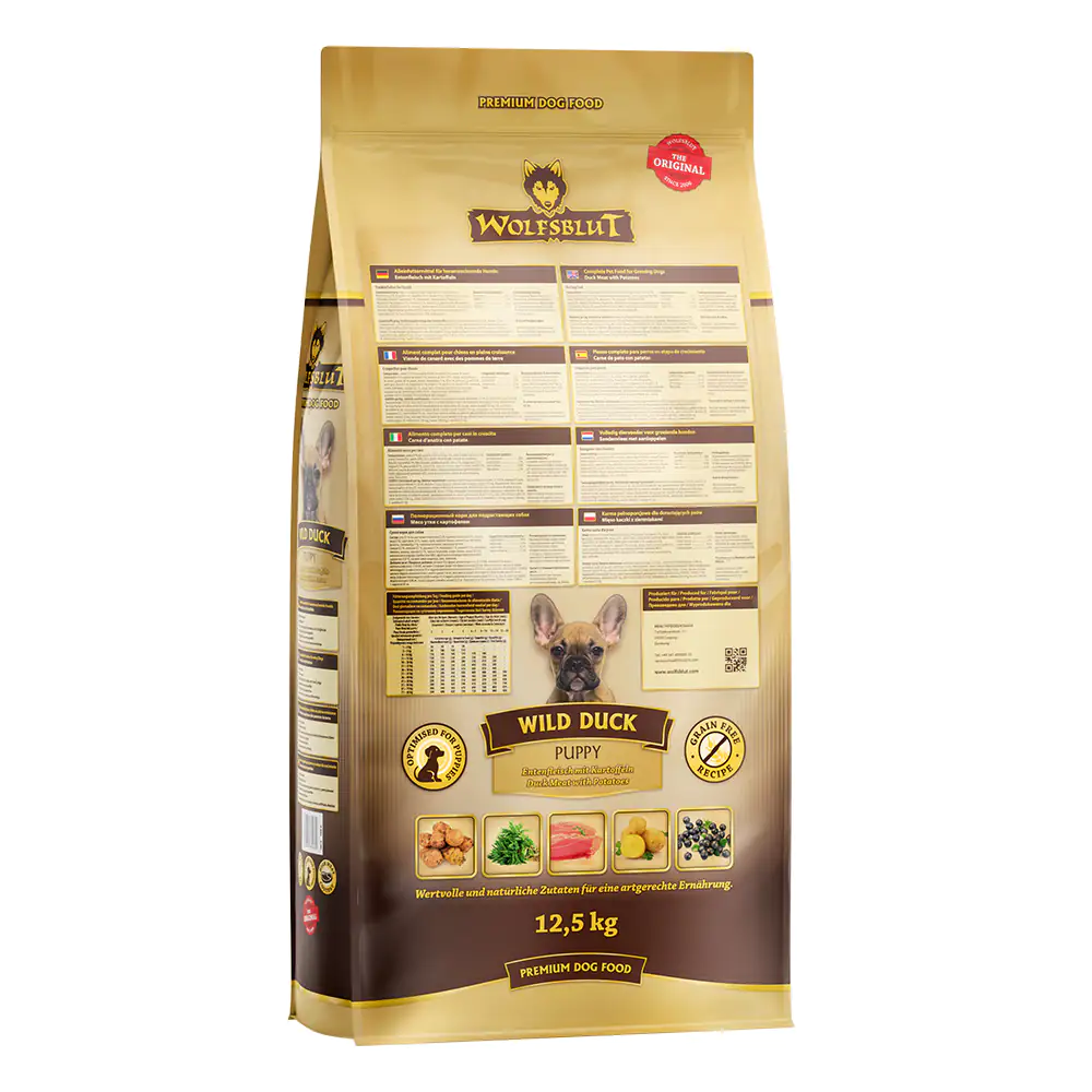 4260603784660_1 Wolfsblut Wild Duck Puppy Trockenfutter - Ente mit Kartoffel 12,5 kg