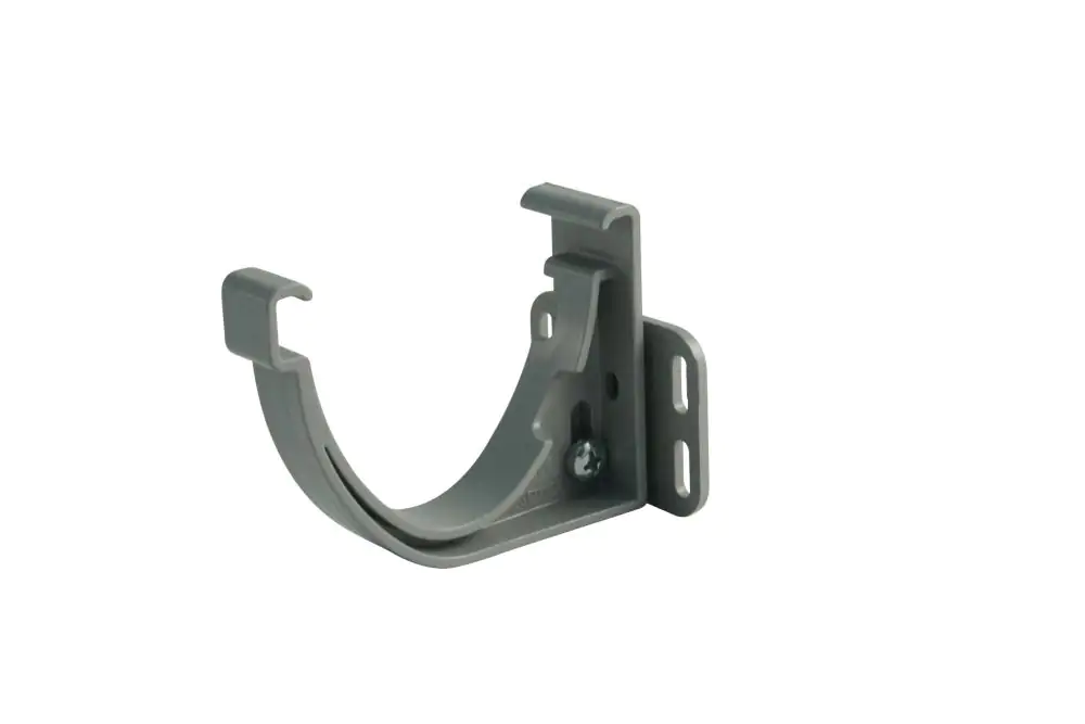 Marley Rinnenhalter Duplex NW 80 mm, oval, verstellbar, grau Marley Rinnenhalter Duplex NW 80 mm, oval, verstellbar, grau