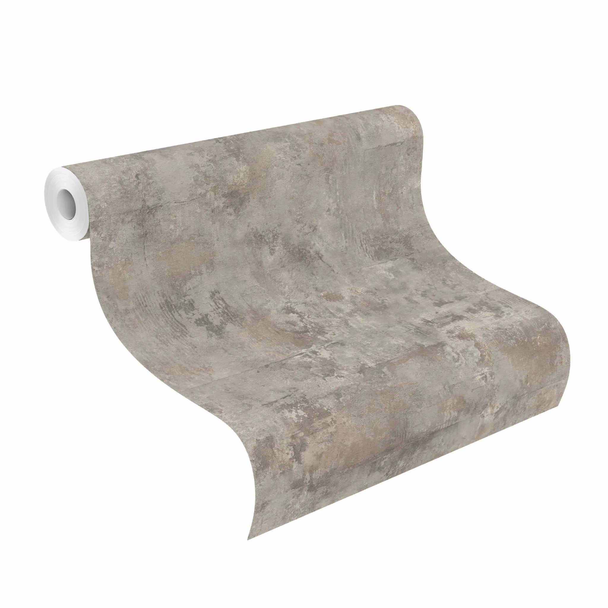 Tesa x Rasch selbstklebende Tapete Atlas Beton grau rost 6 x 0,53 m