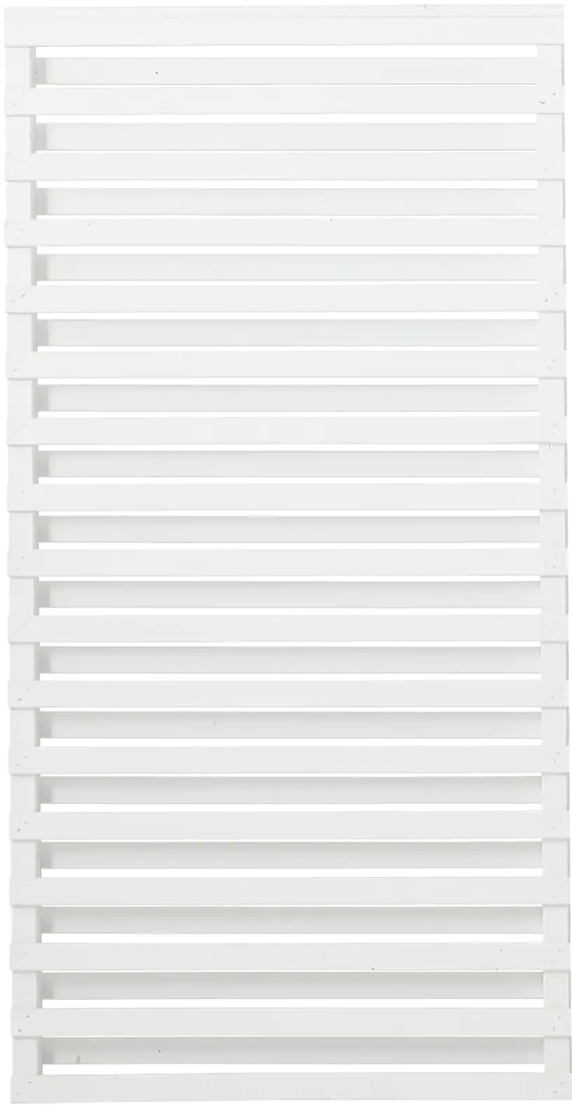 Plus Zaun Osaka 90 x 180 cm RAL 9010 Weiß